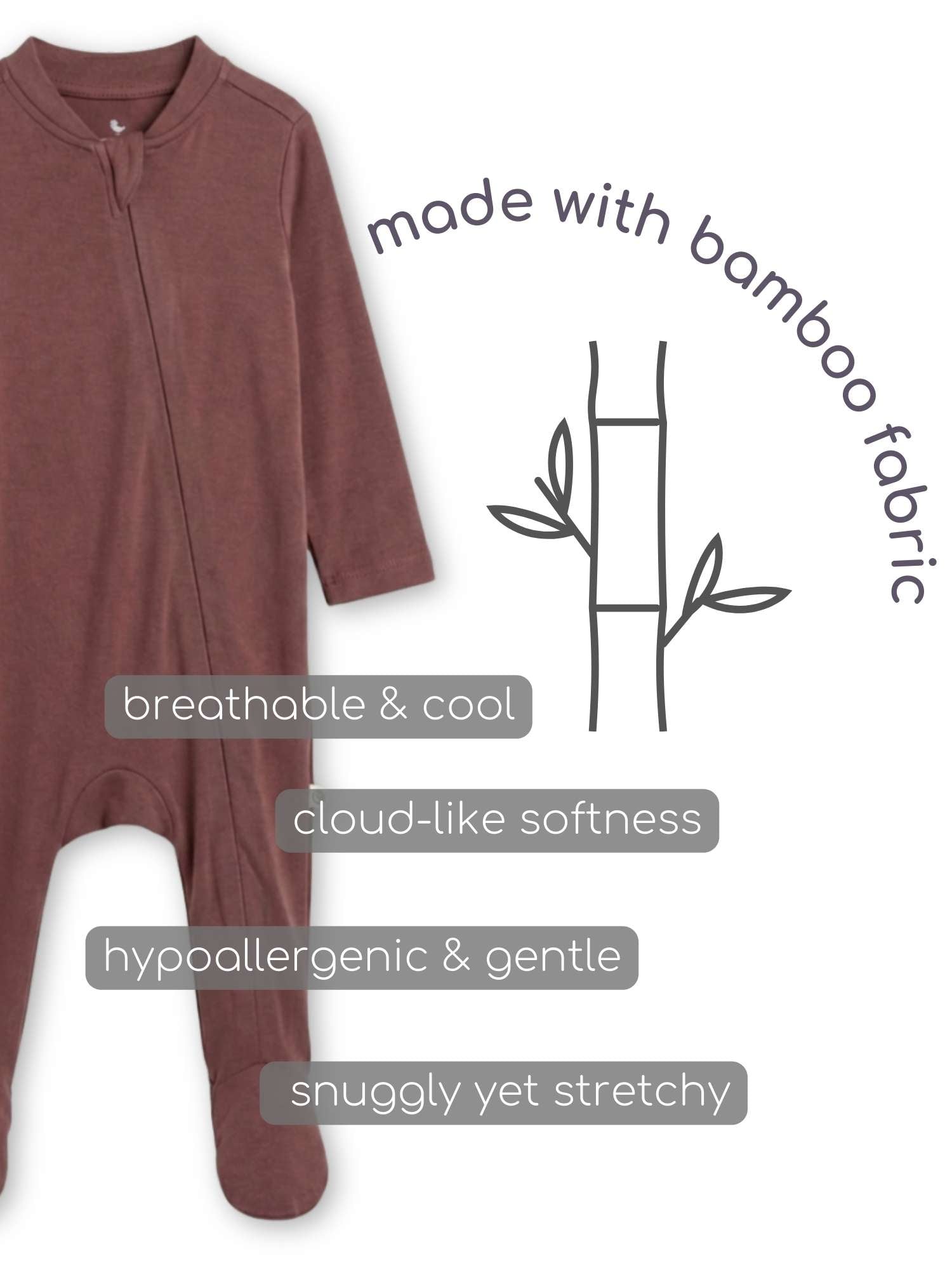 bamboo footed sleepsuit
