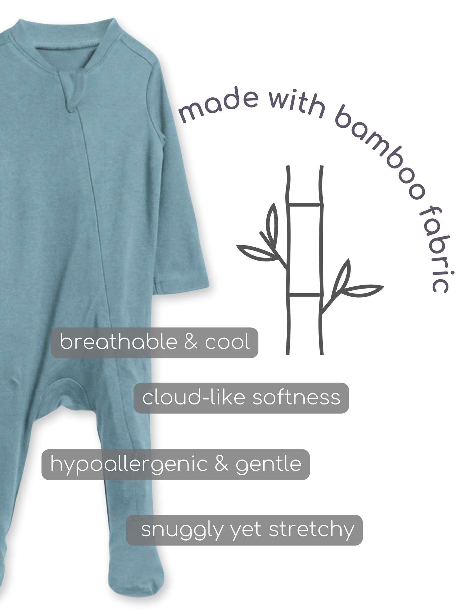 bamboo footed sleepsuit