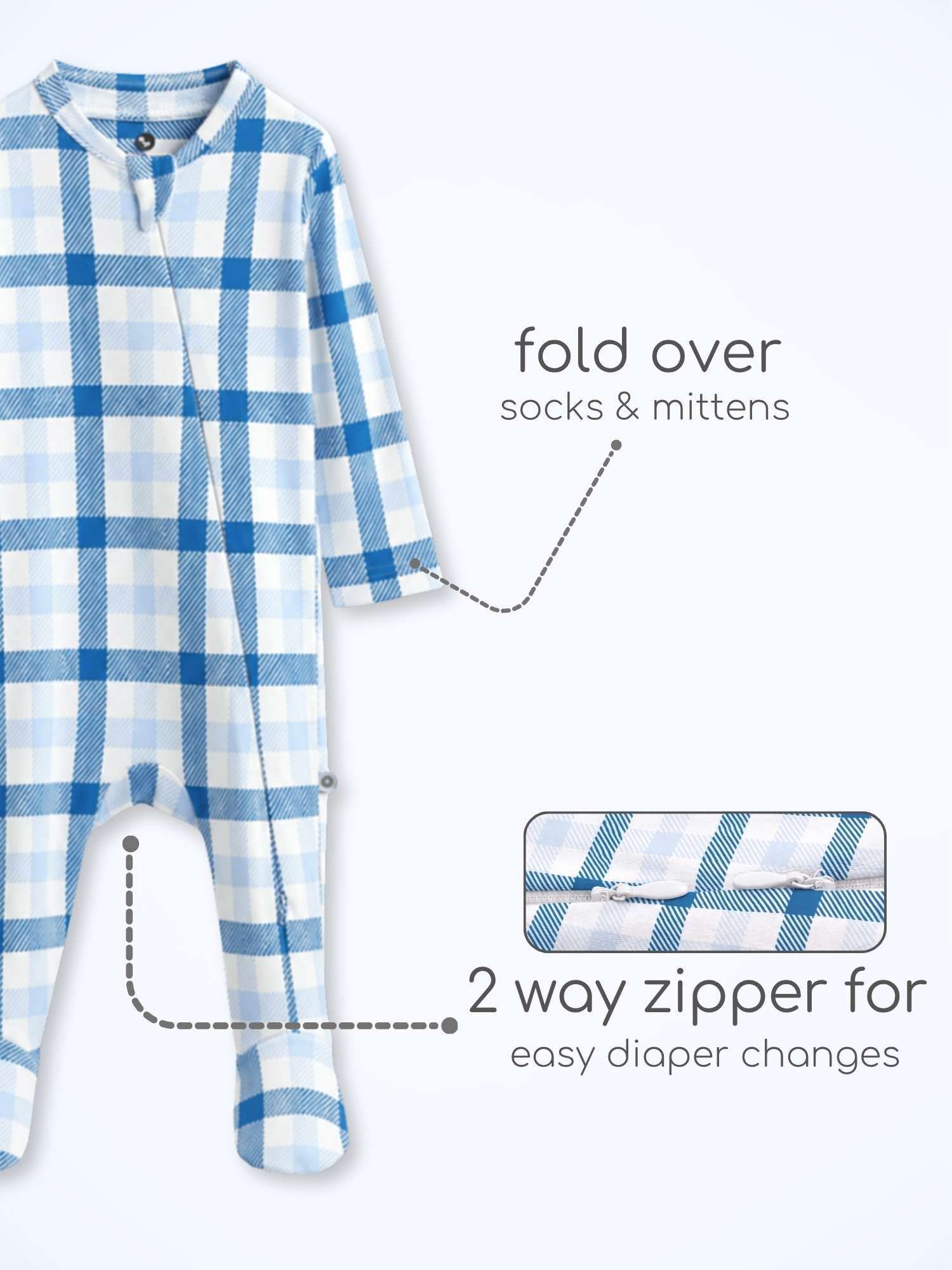 bamboo footed sleepsuit