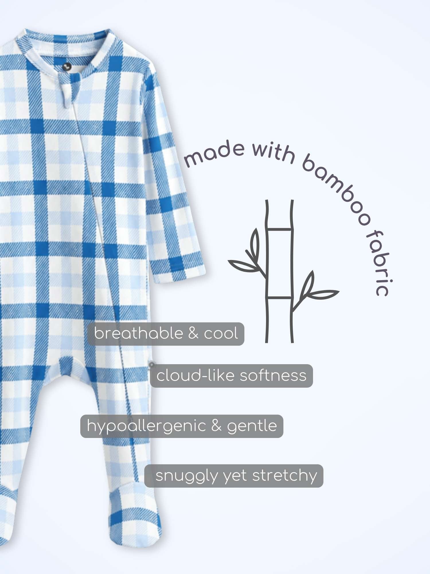 bamboo footed sleepsuit