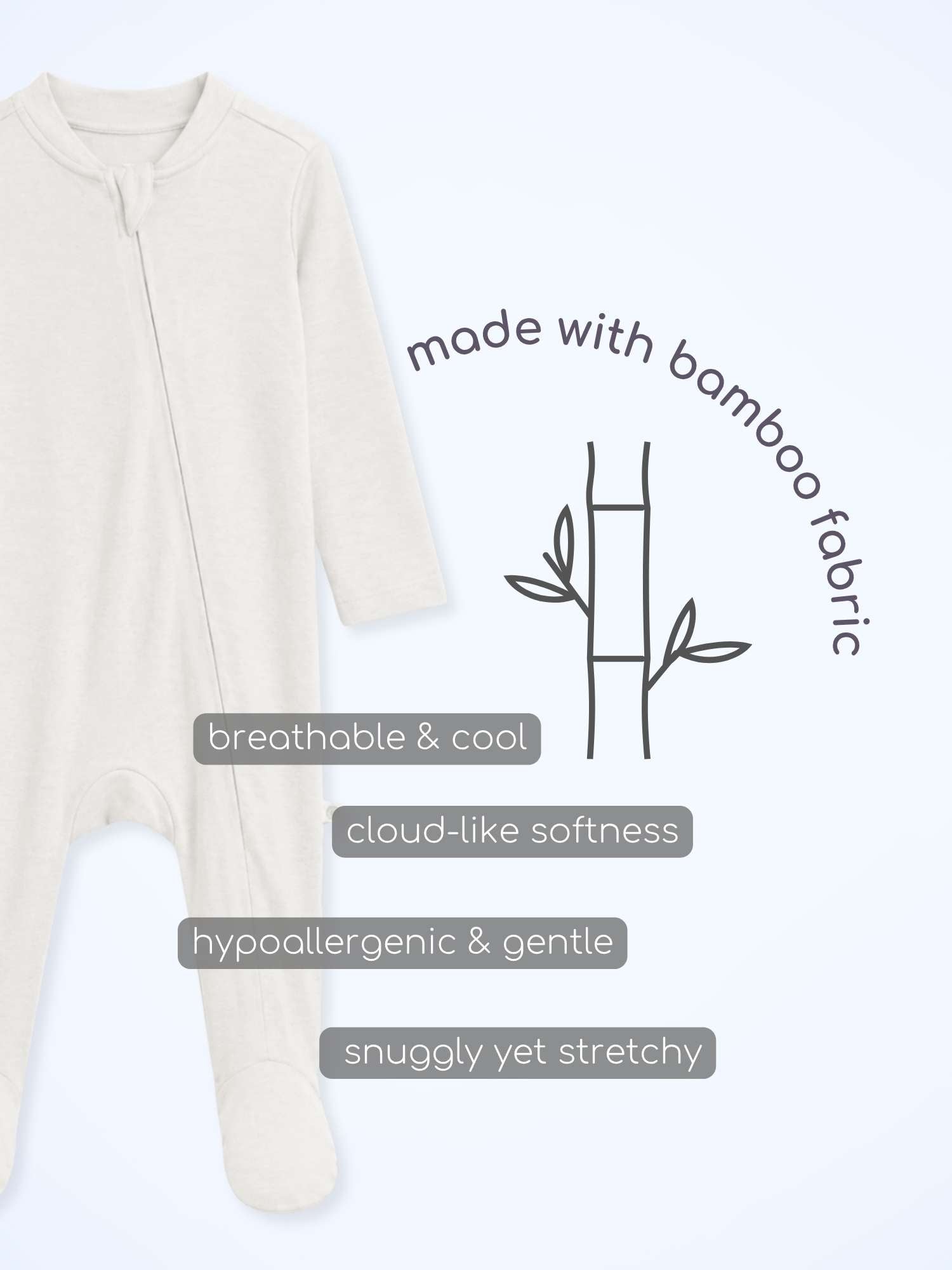 bamboo footed sleepsuit