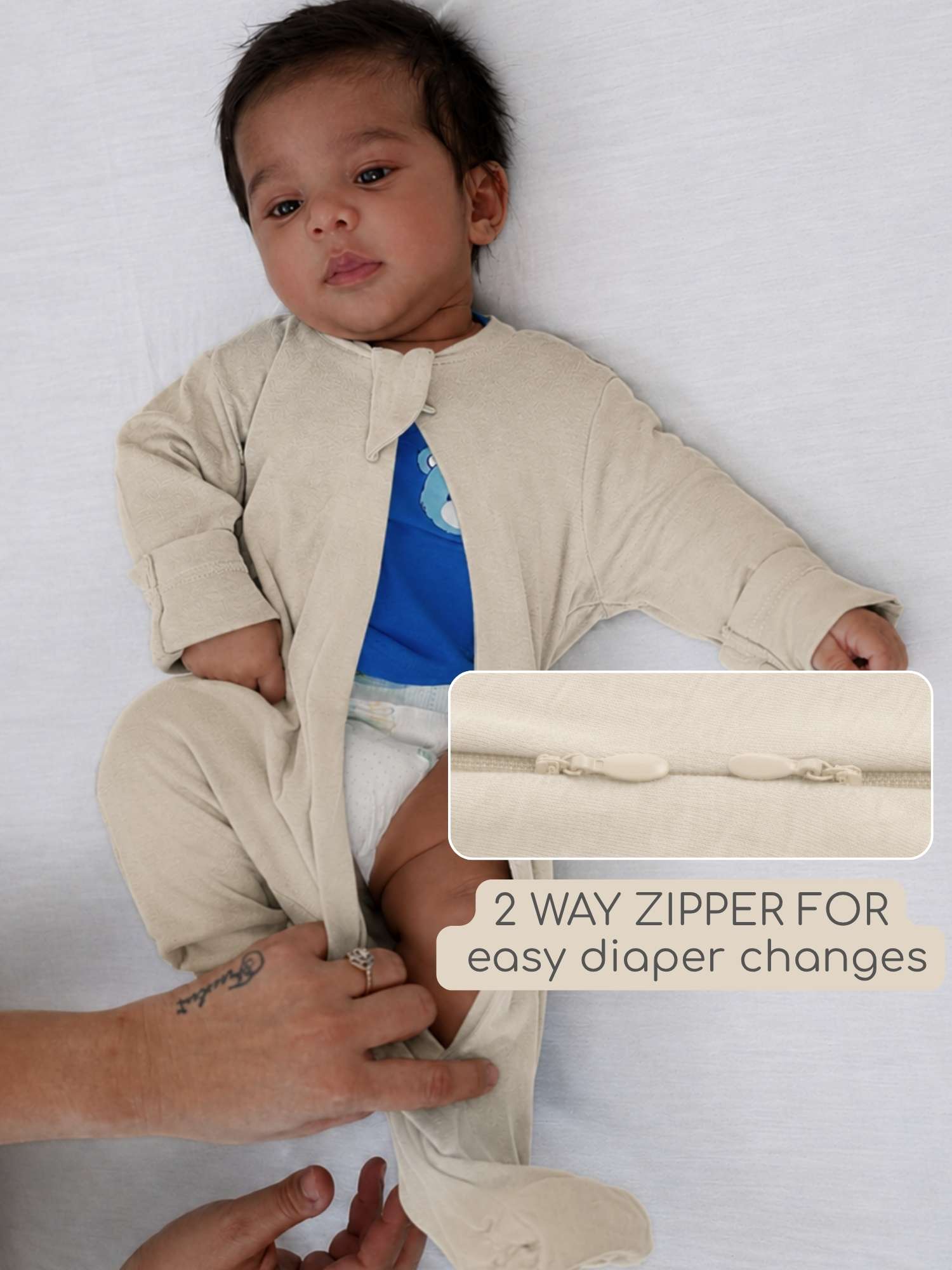 bamboo footed sleepsuit