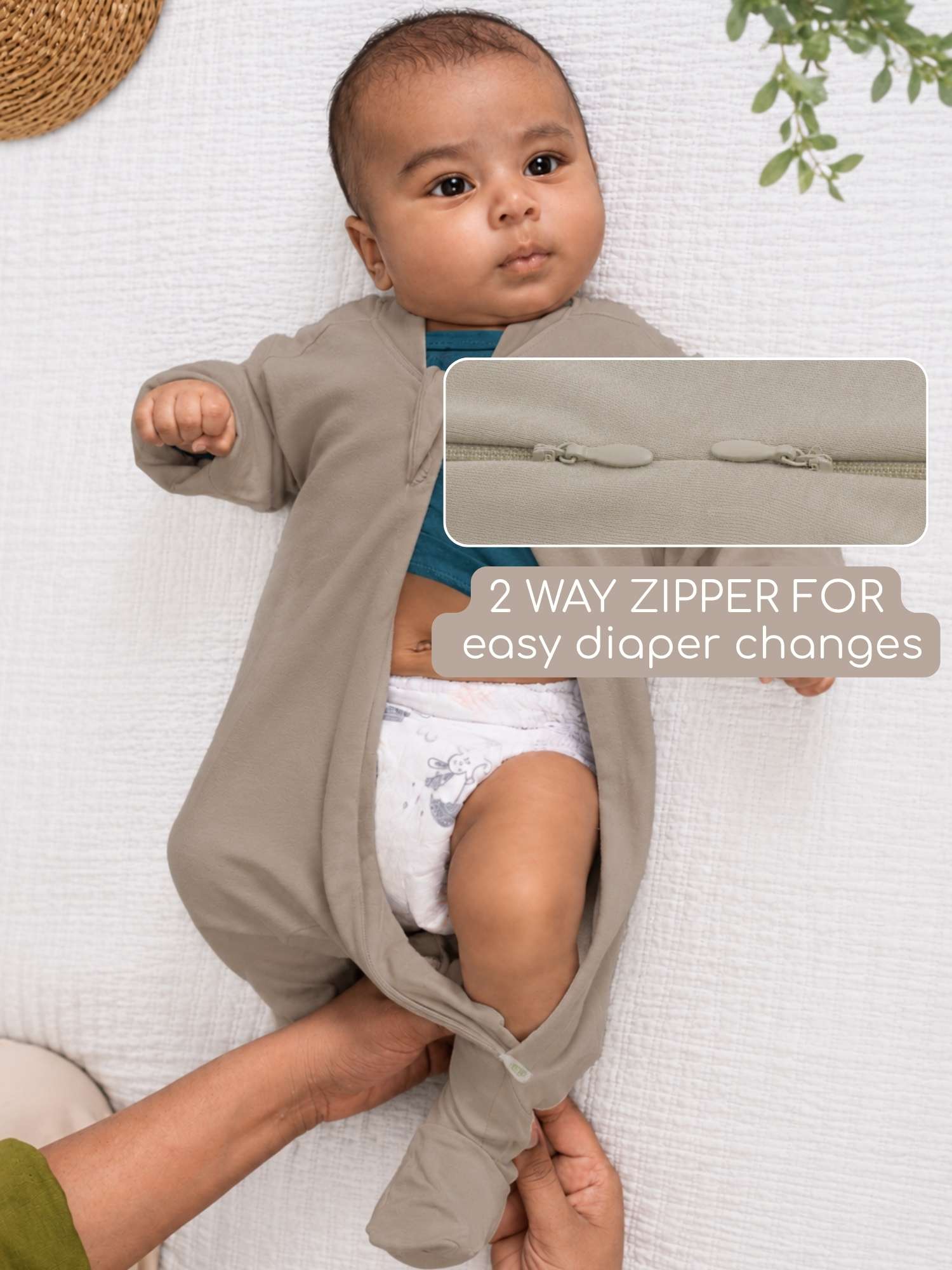 bamboo footed sleepsuit