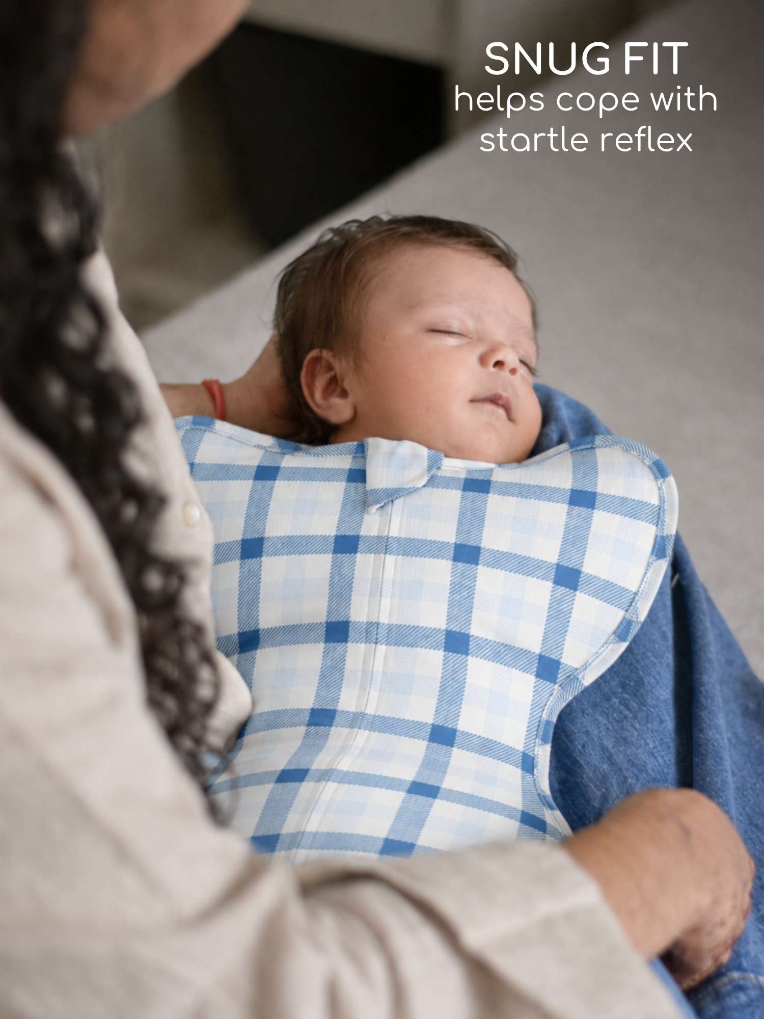 bamboo hands up swaddle pod for baby
