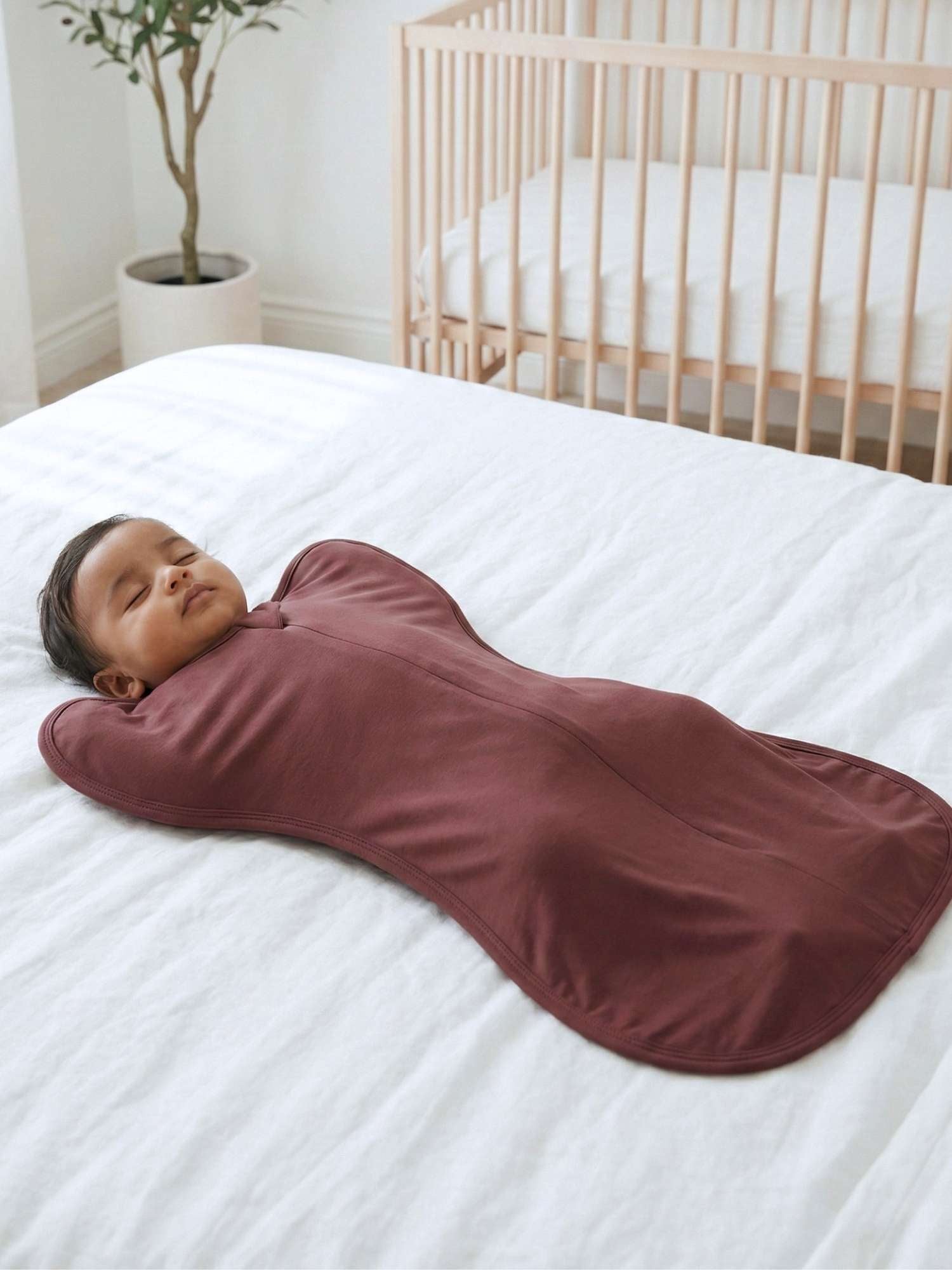 bamboo hands up swaddle pod for baby