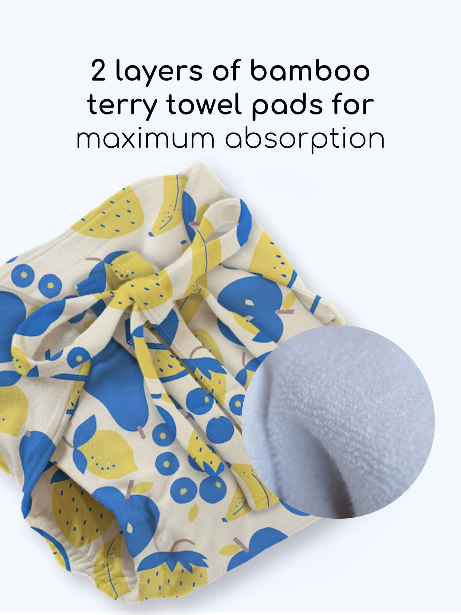 bamboo knit cloth nappy