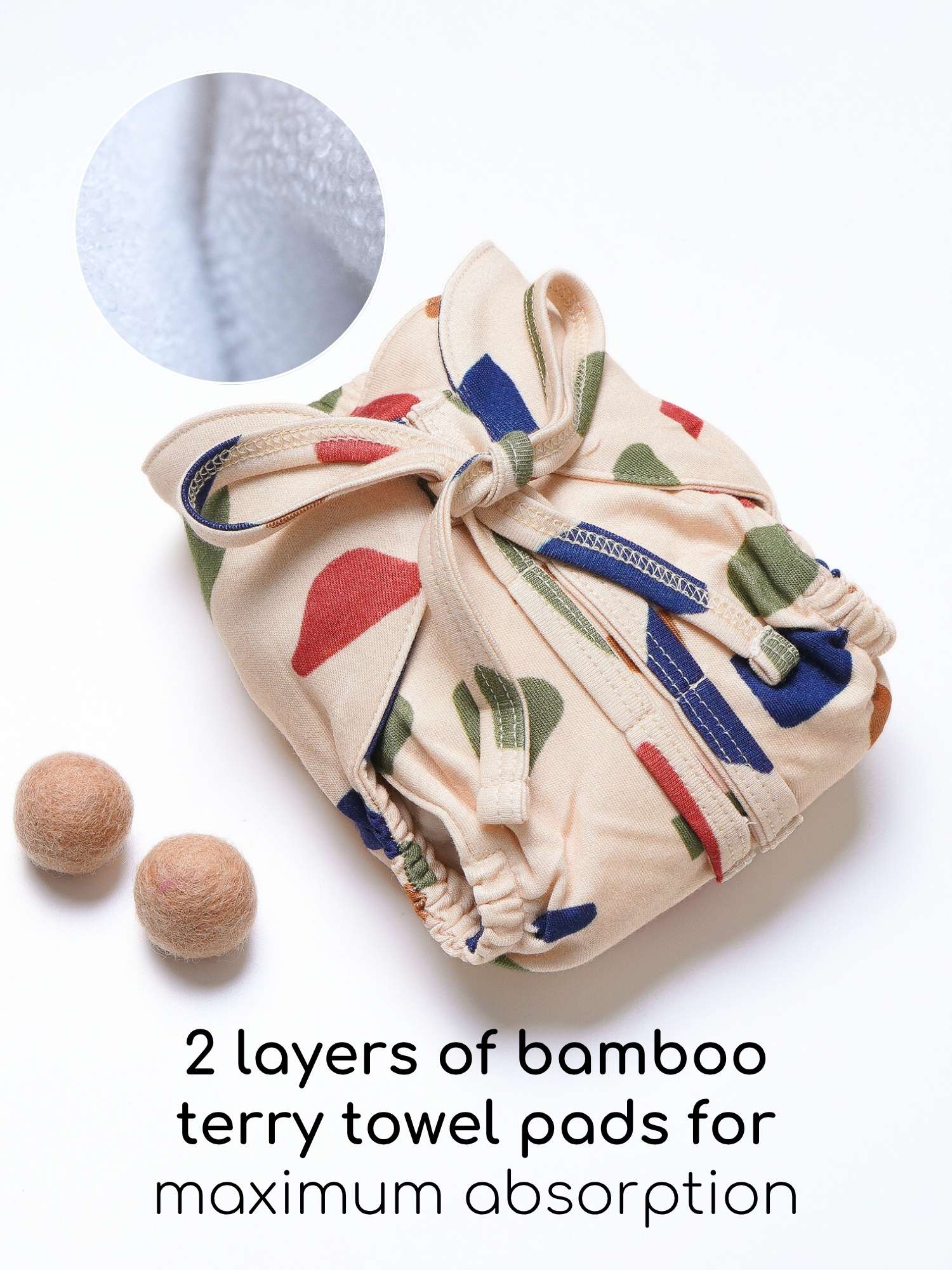 bamboo knit cloth nappy