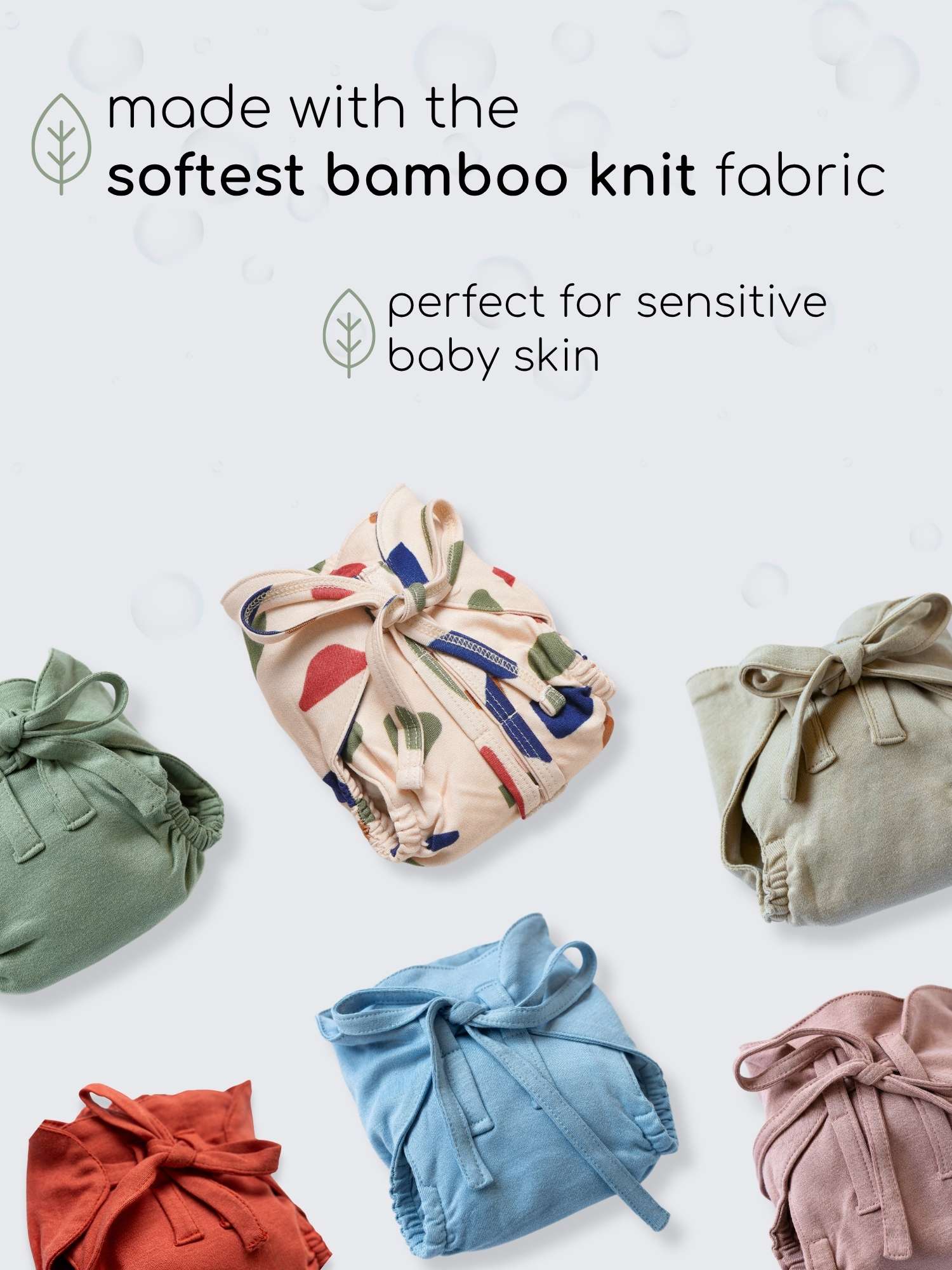 bamboo knit cloth nappy