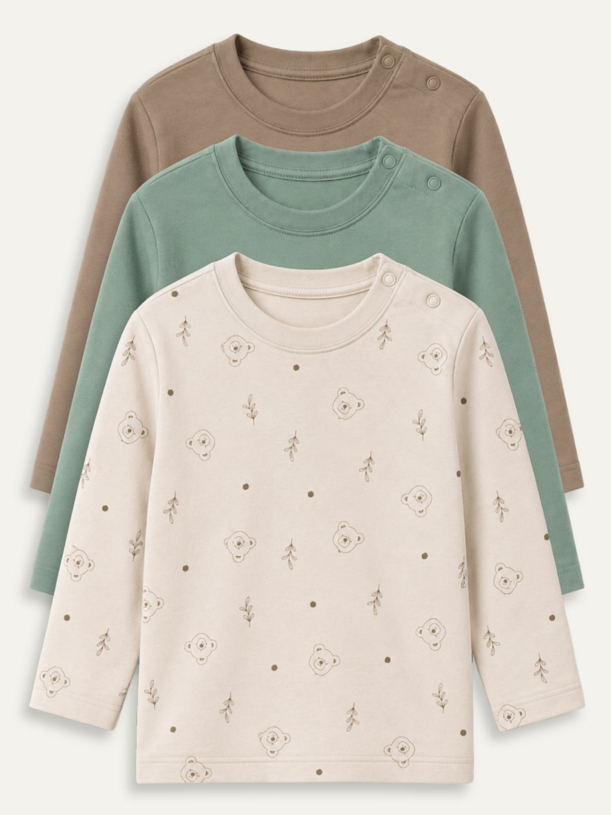 bamboo long sleeve t-shirt pack of 3