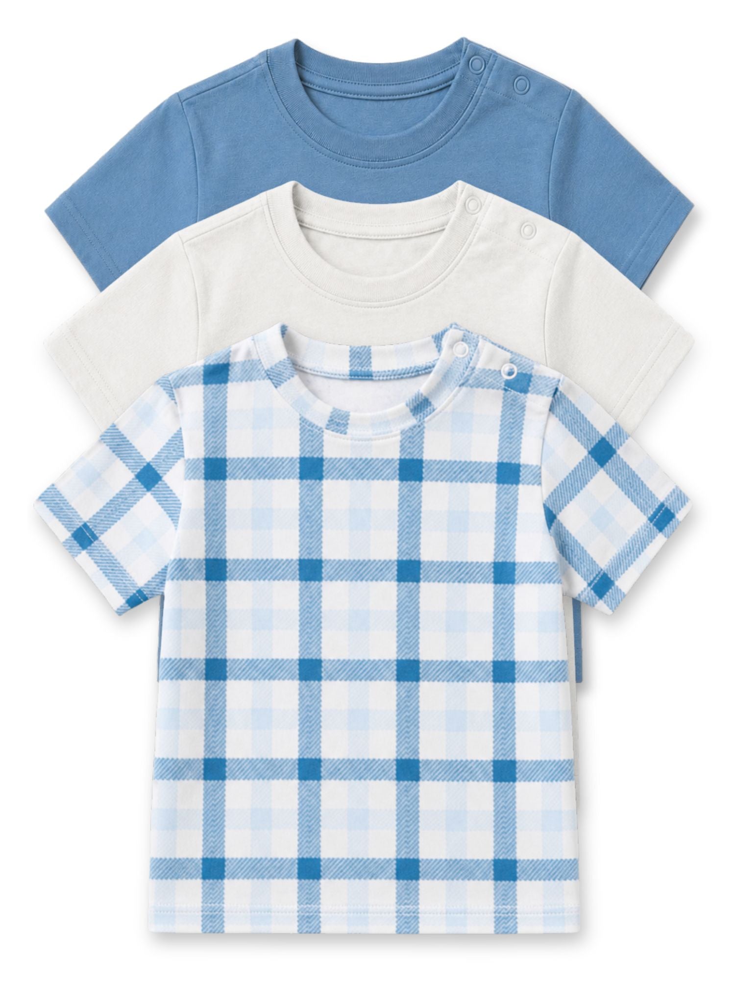bamboo knit half sleeve t-shirt pack of 3