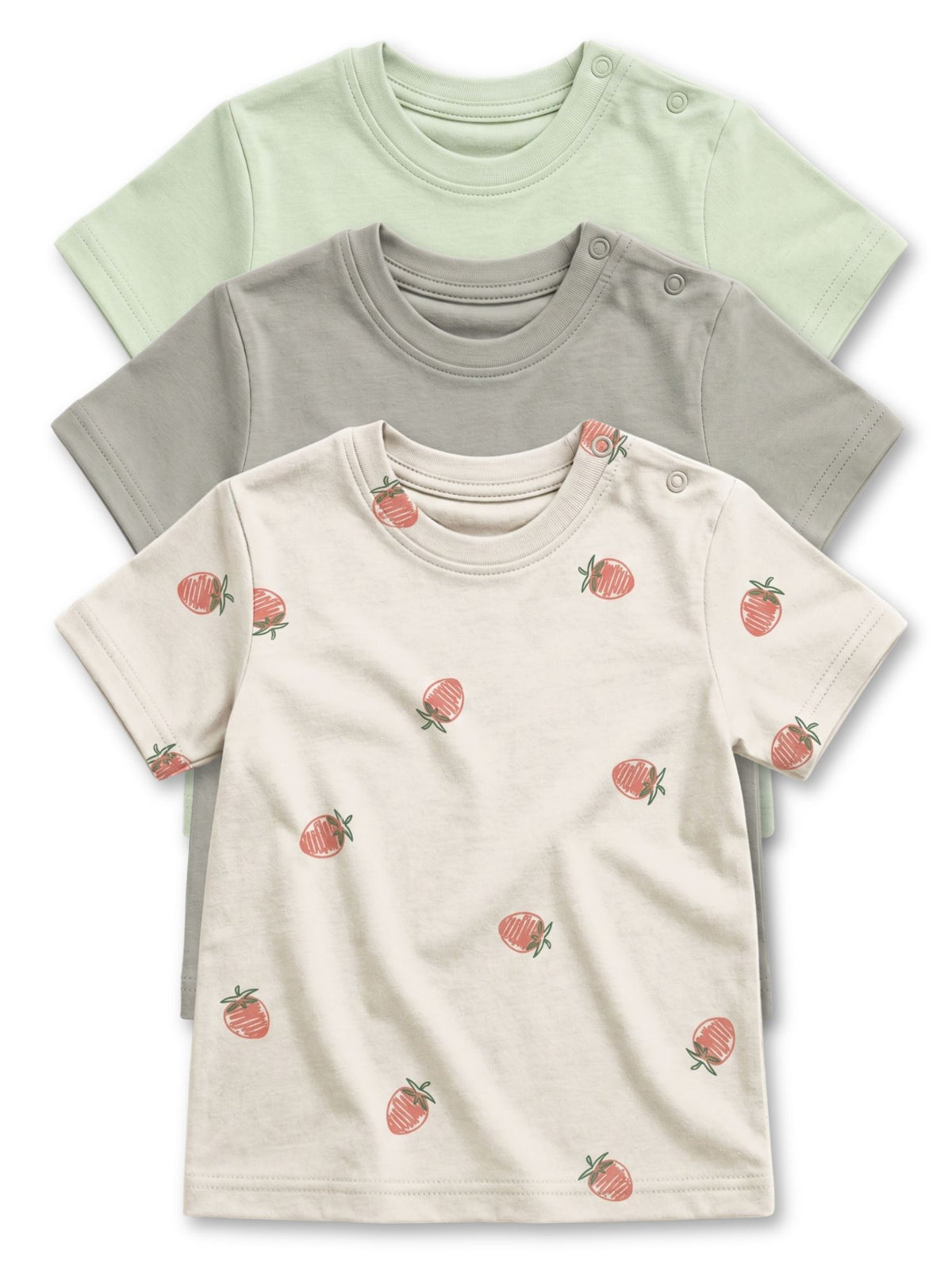 bamboo knit short sleeve t-shirt pack of 3