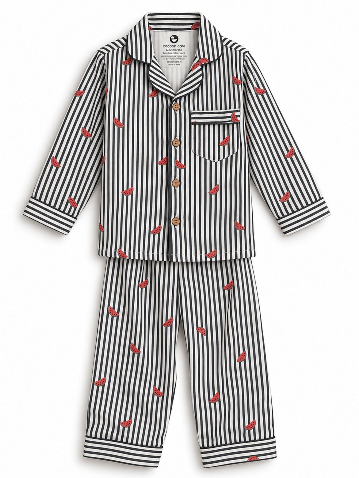 bamboo muslin nightsuit set