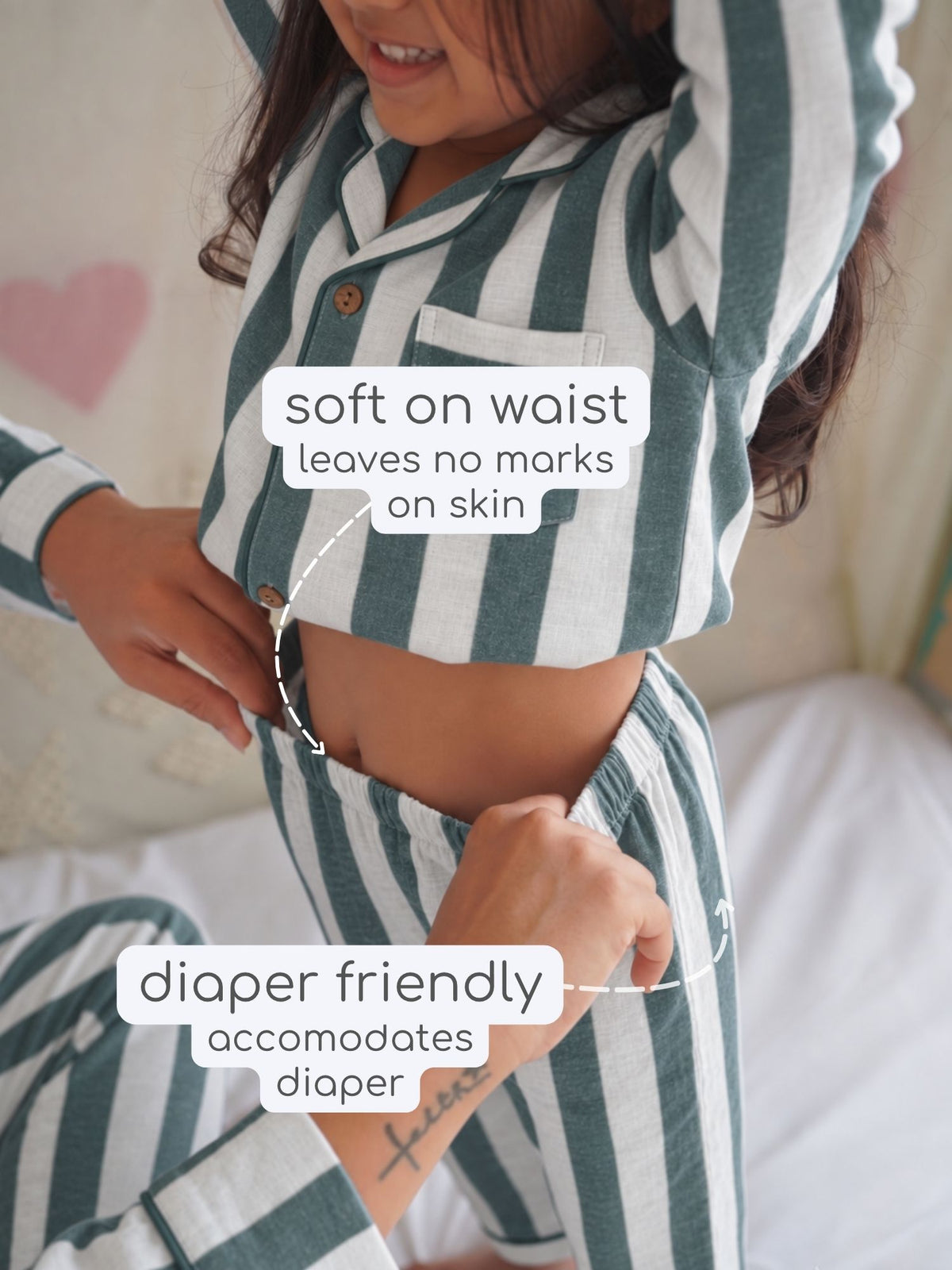 bamboo muslin nightsuit set