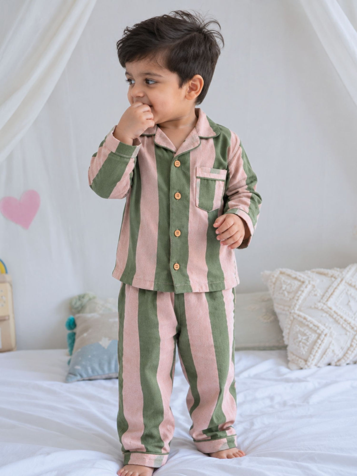 bamboo muslin nightsuit set