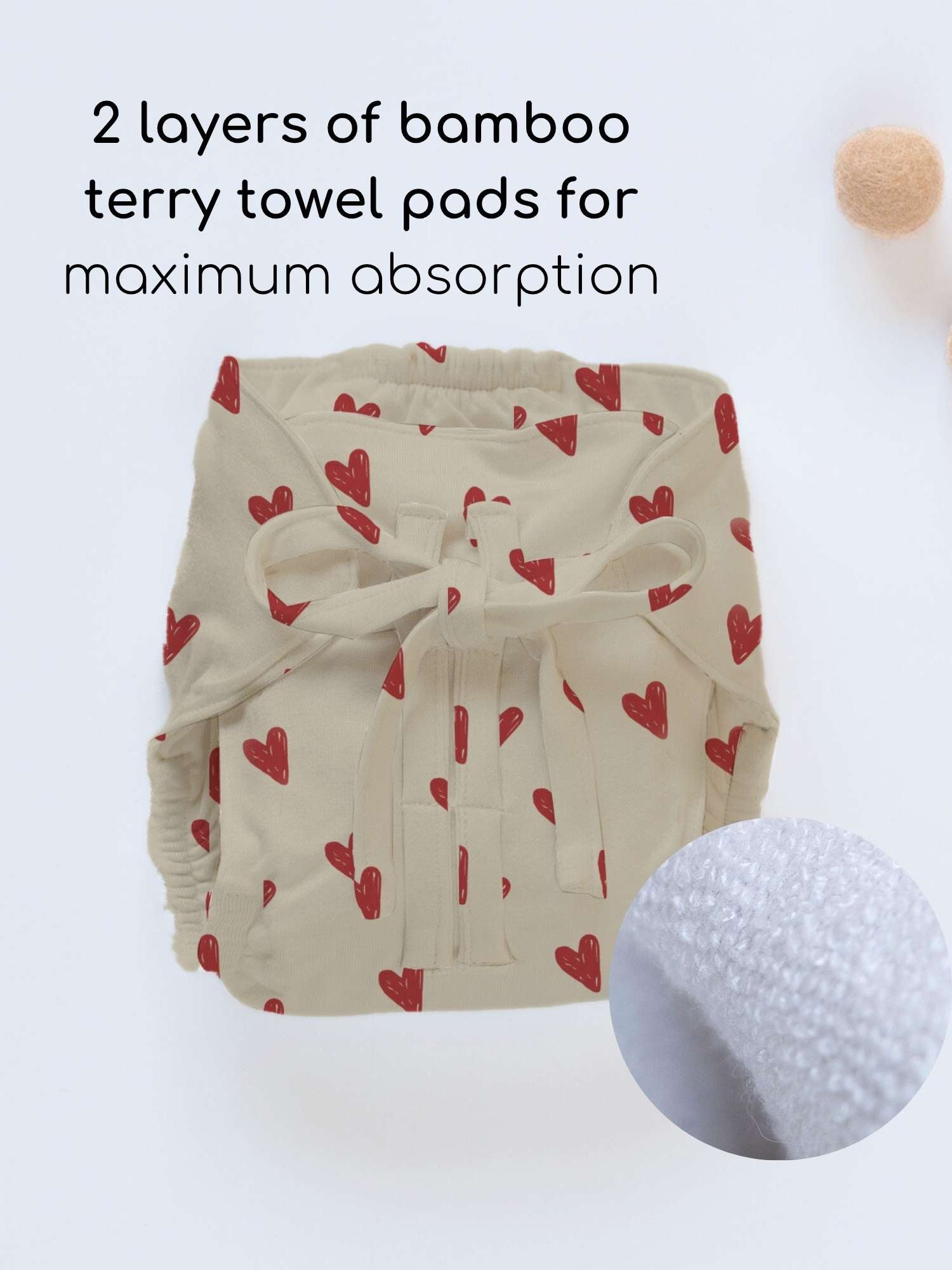 bamboo knit cloth nappy pack of 3