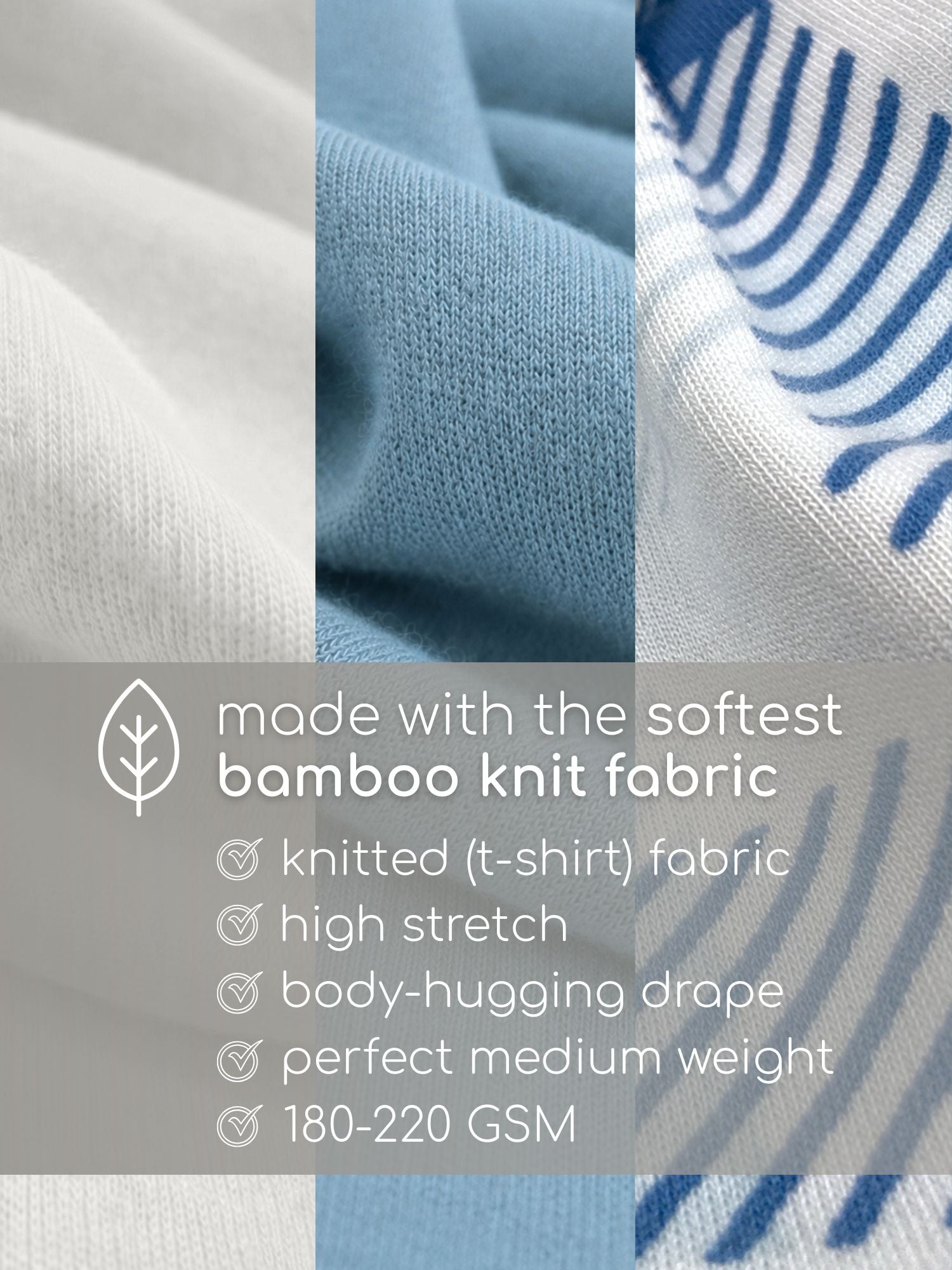 bamboo knit cloth nappy pack of 3