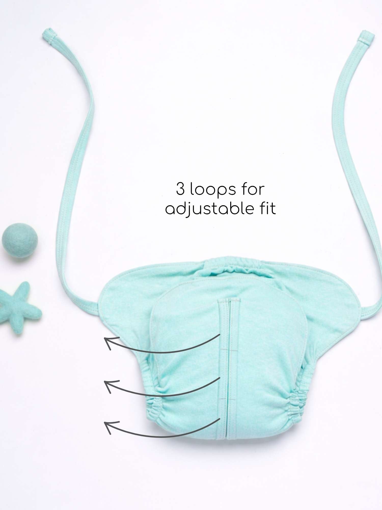 bamboo knit cloth nappy pack of 3