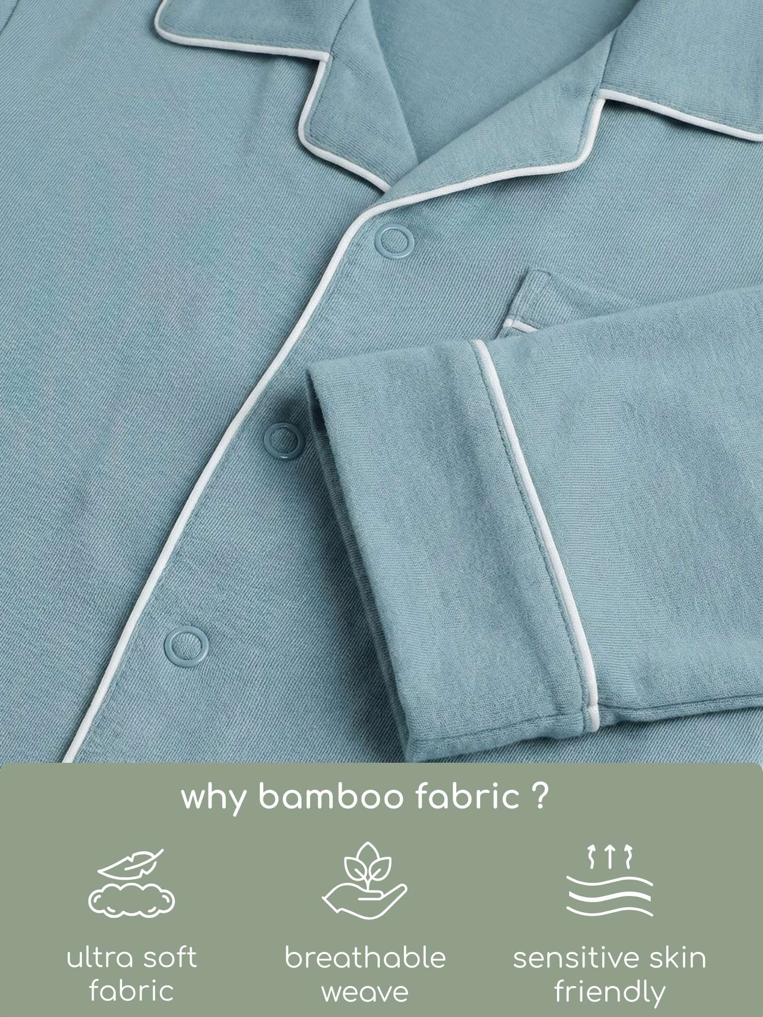 bamboo knit nightsuit set