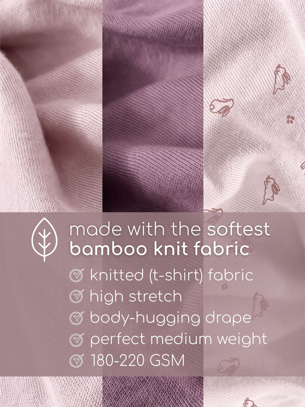 bamboo knit pajamas pack of 3