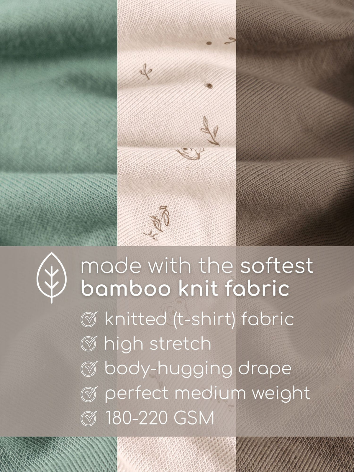 bamboo knit pajamas pack of 3