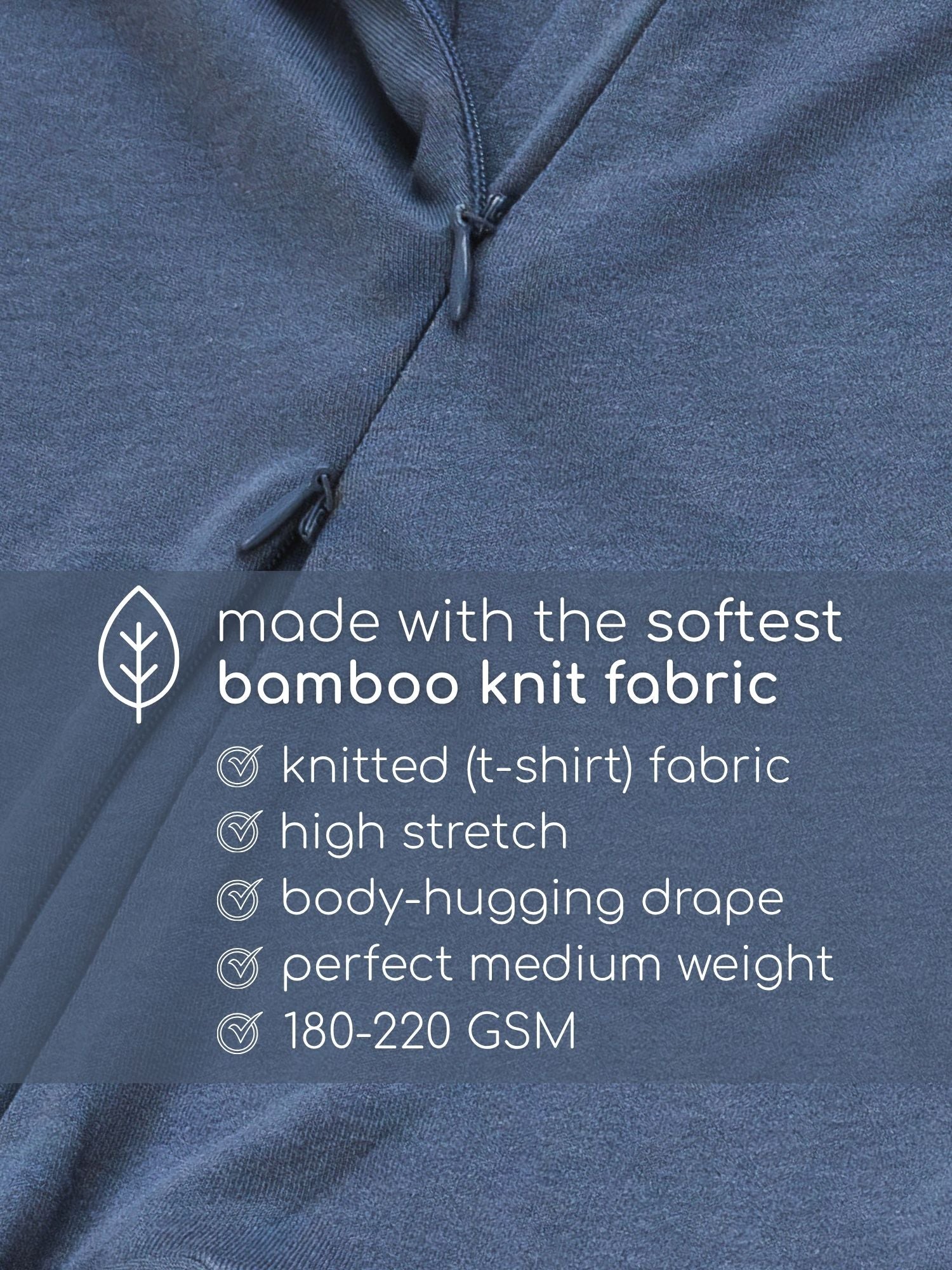 bamboo sleepsuit with reversible mittens & footie