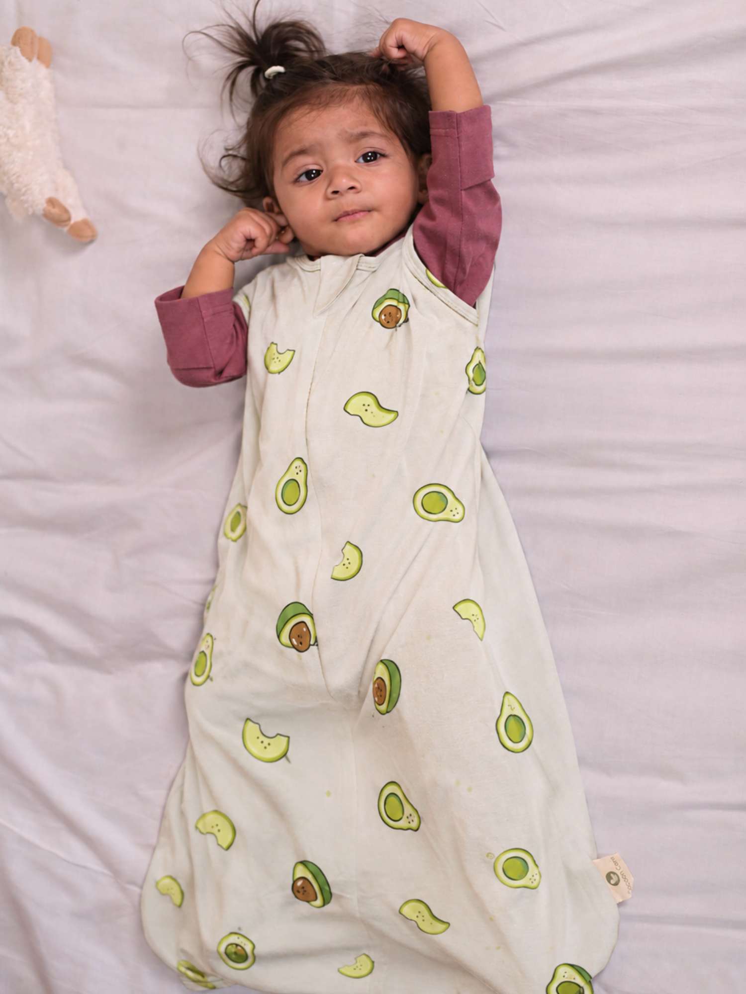 bamboo sleeping bag with foot opening