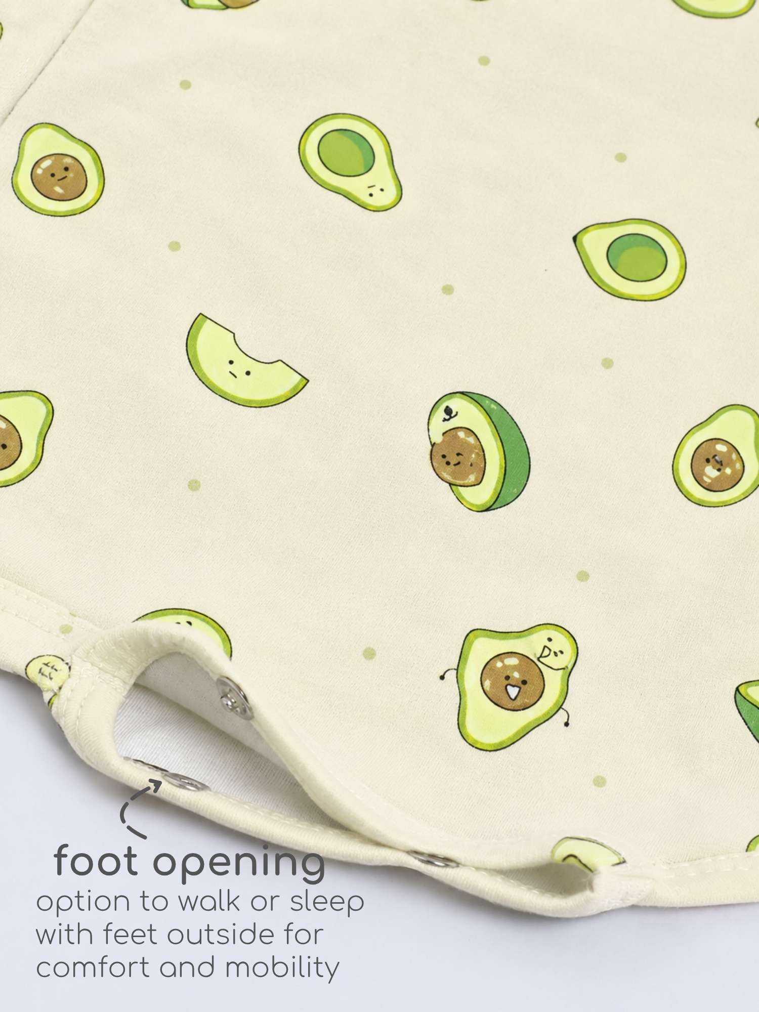 bamboo sleeping bag with foot opening