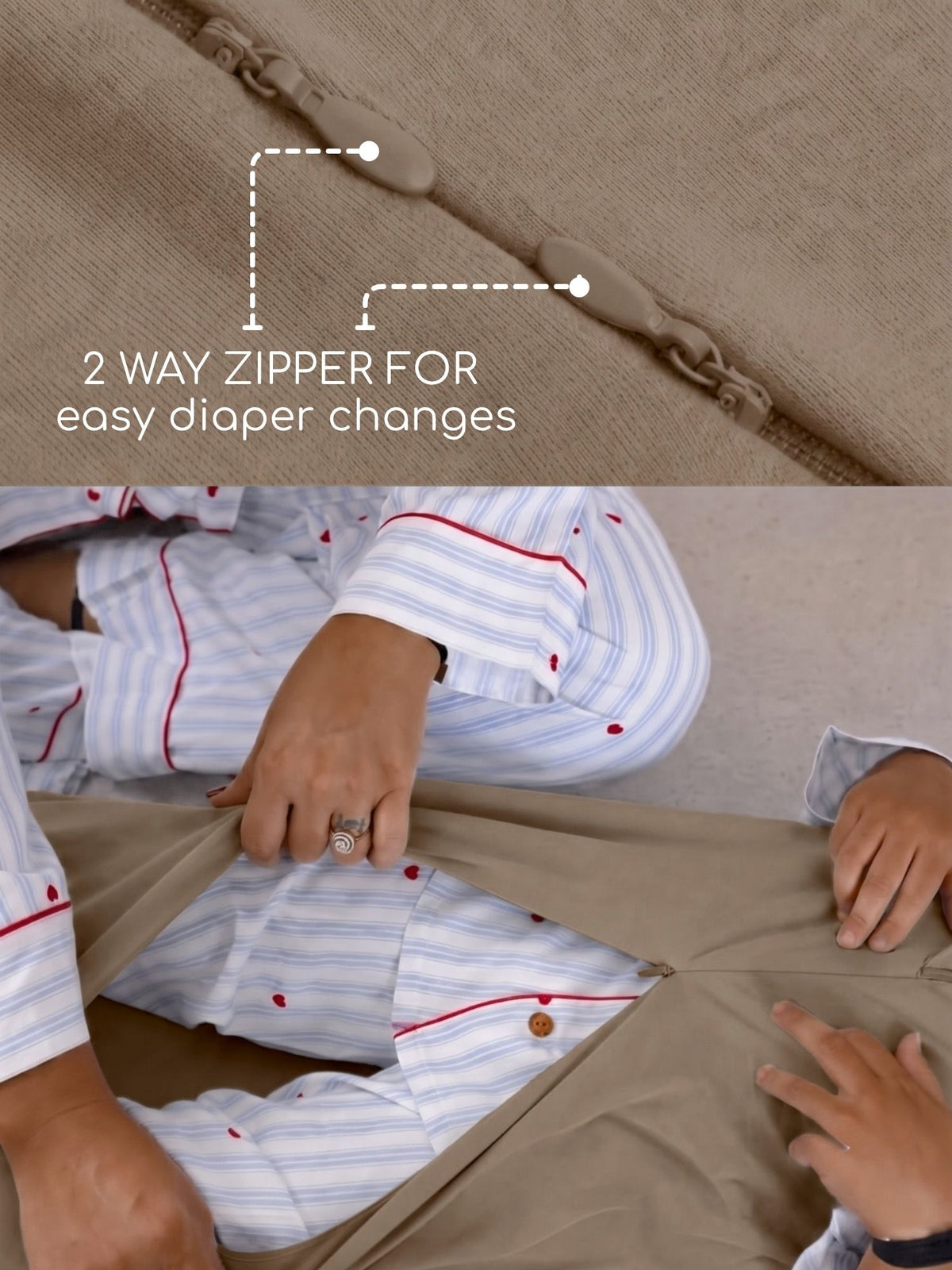 bamboo sleeping bag with foot opening