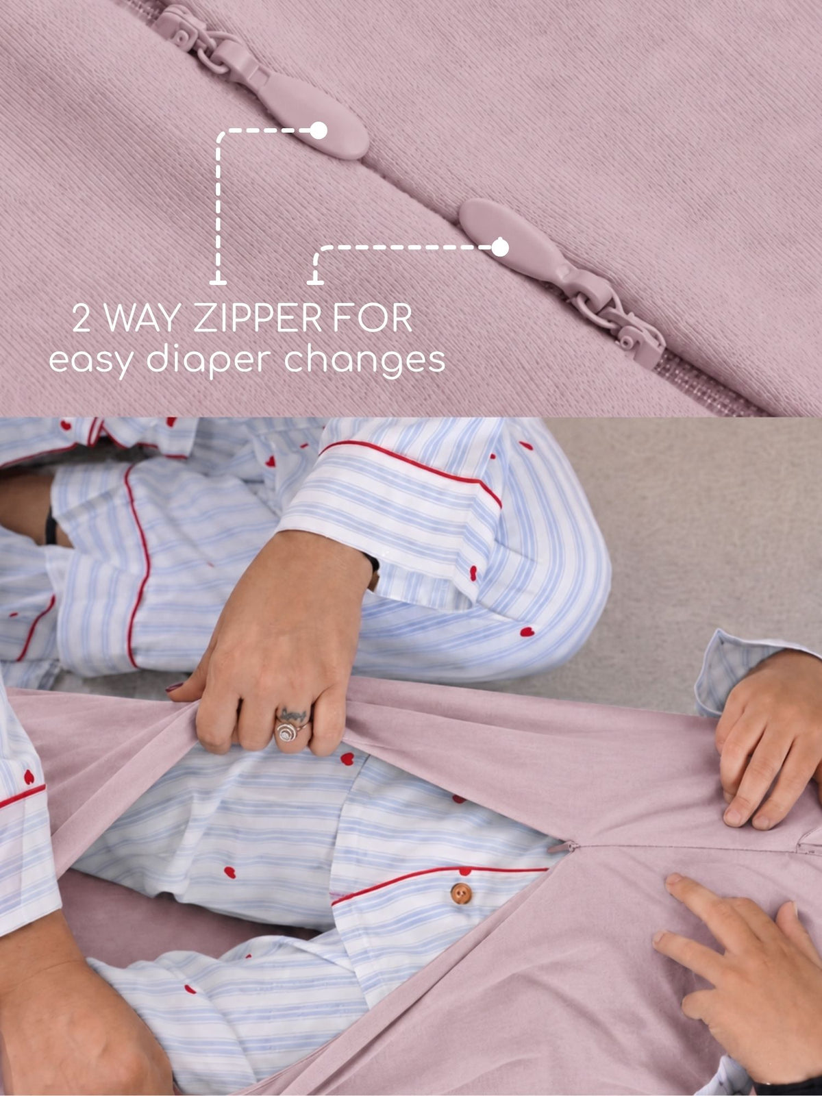 bamboo sleeping bag with foot opening