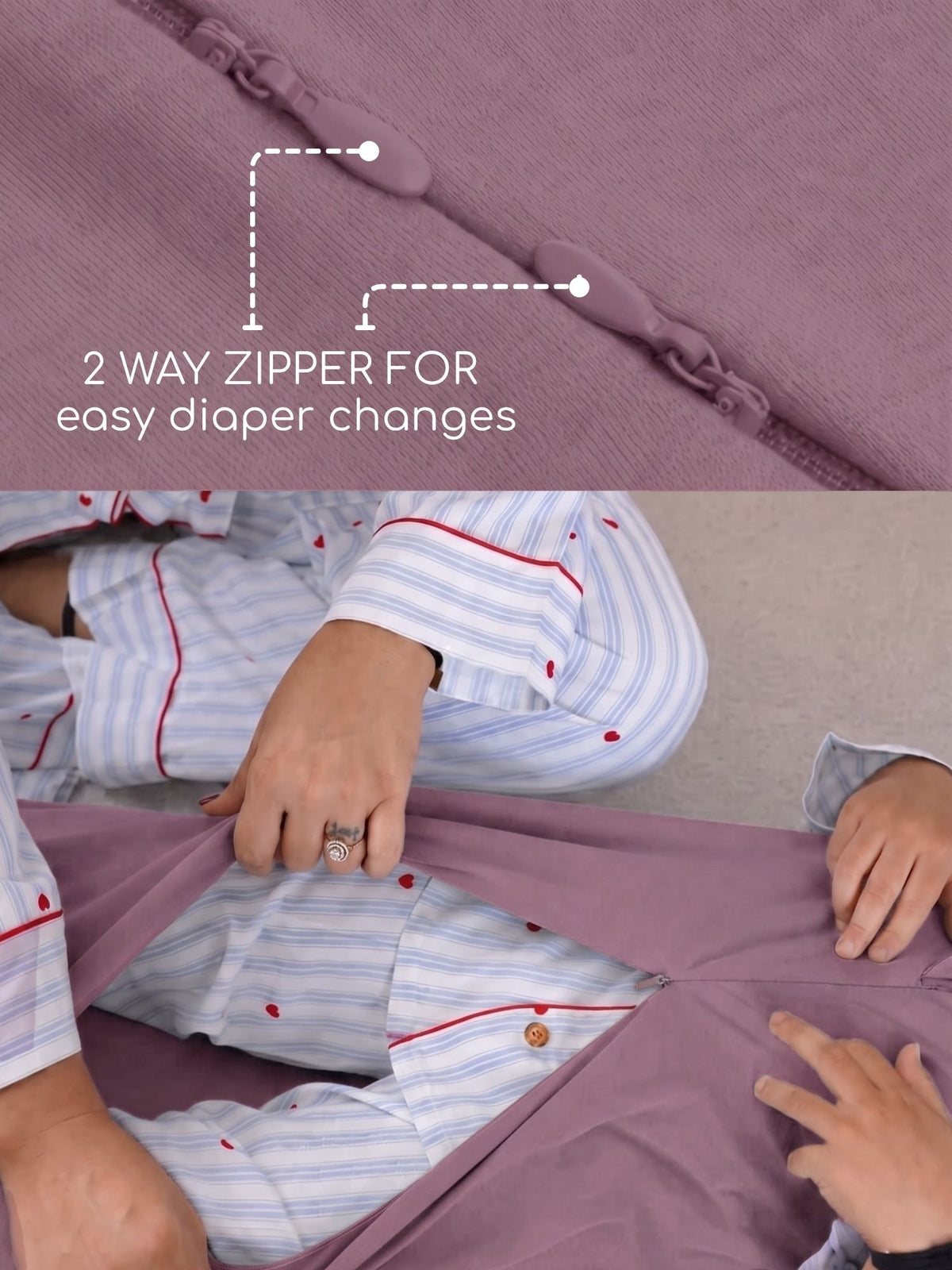 bamboo sleeping bag with foot opening