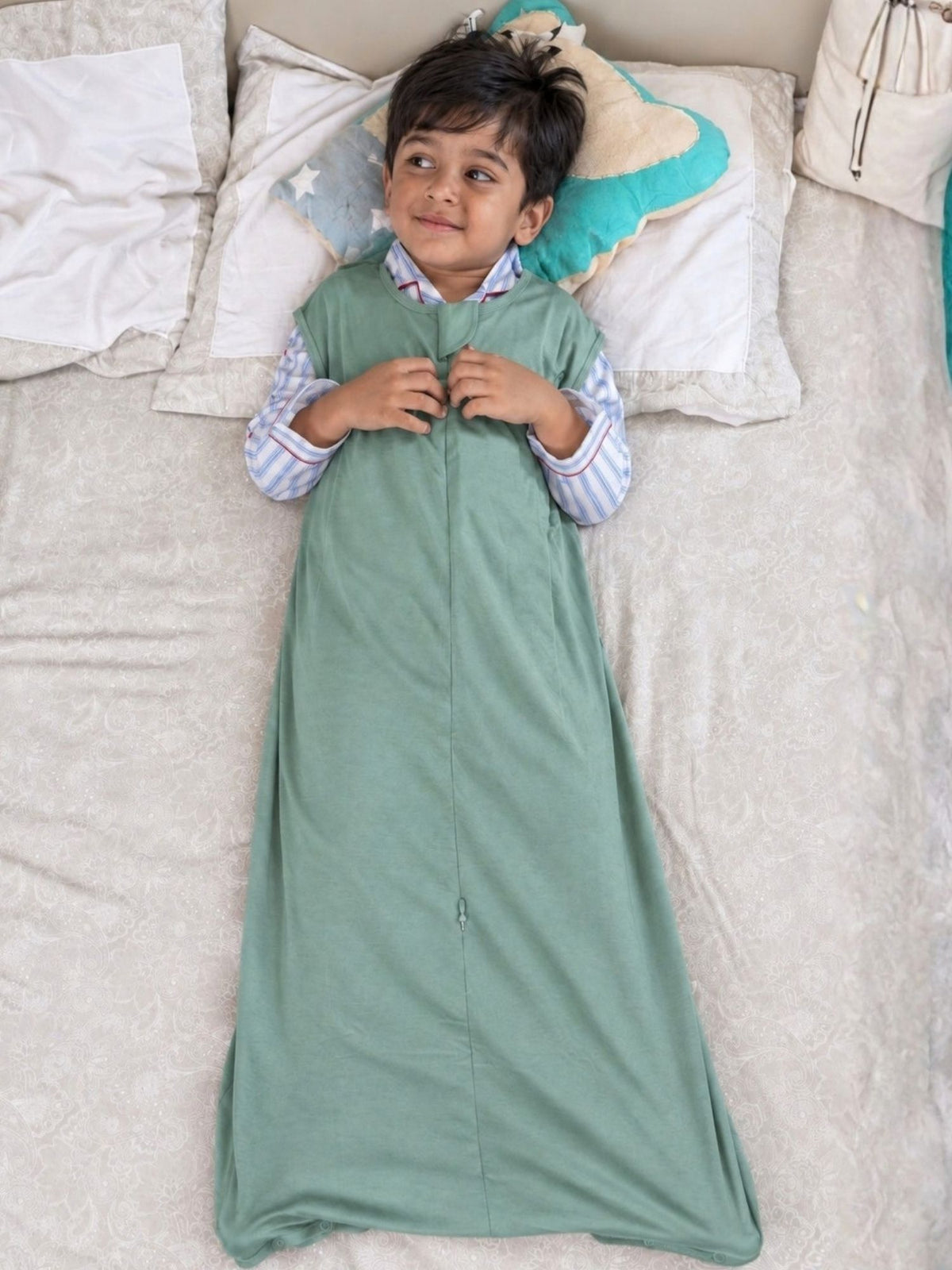 bamboo sleeping bag with foot opening
