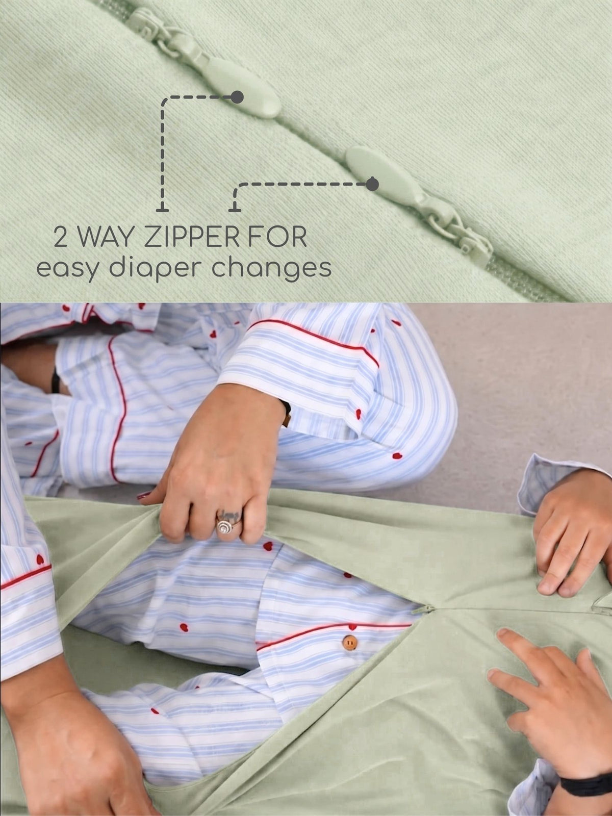 bamboo sleeping bag with foot opening