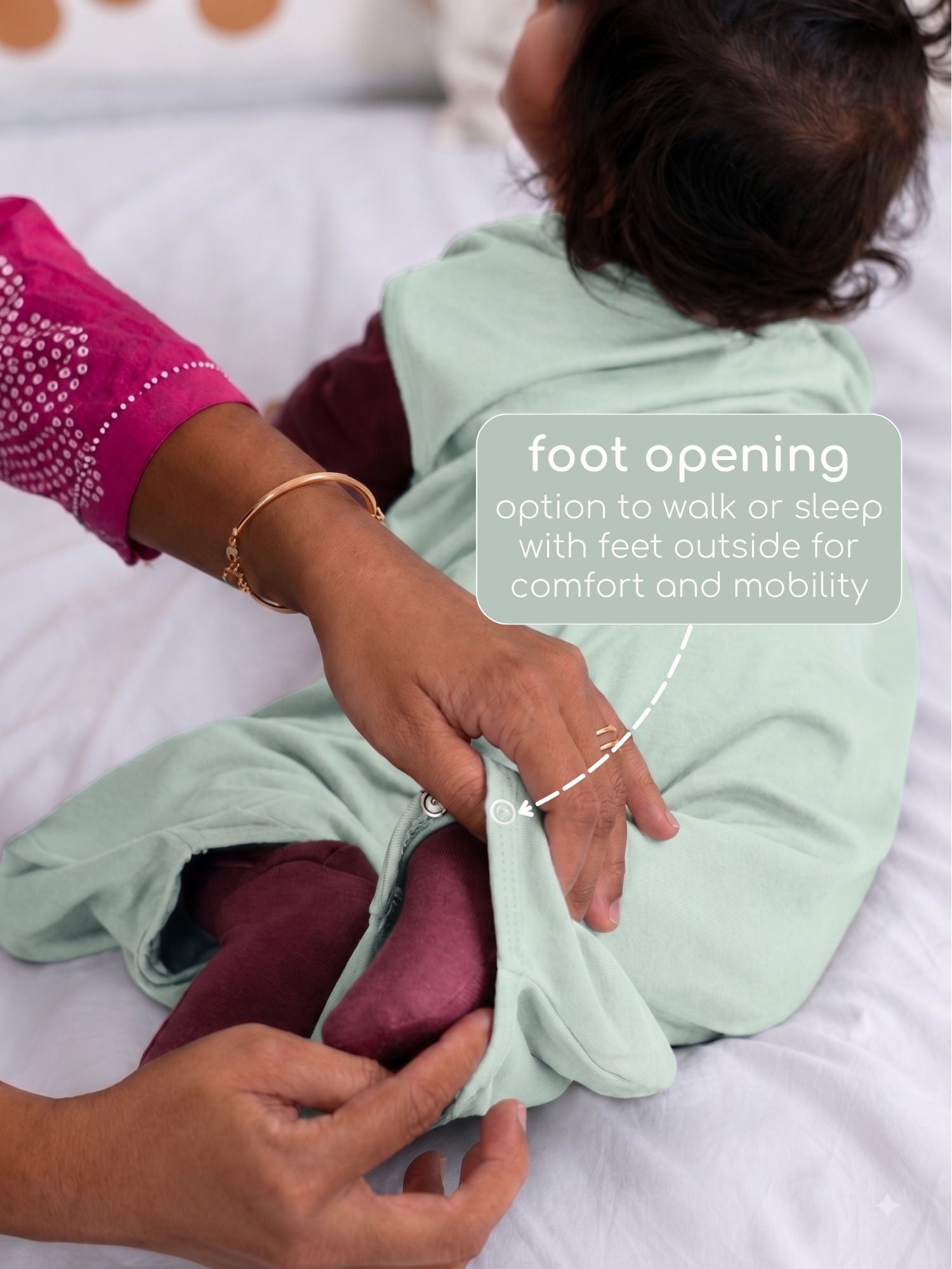 bamboo sleeping bag with foot opening
