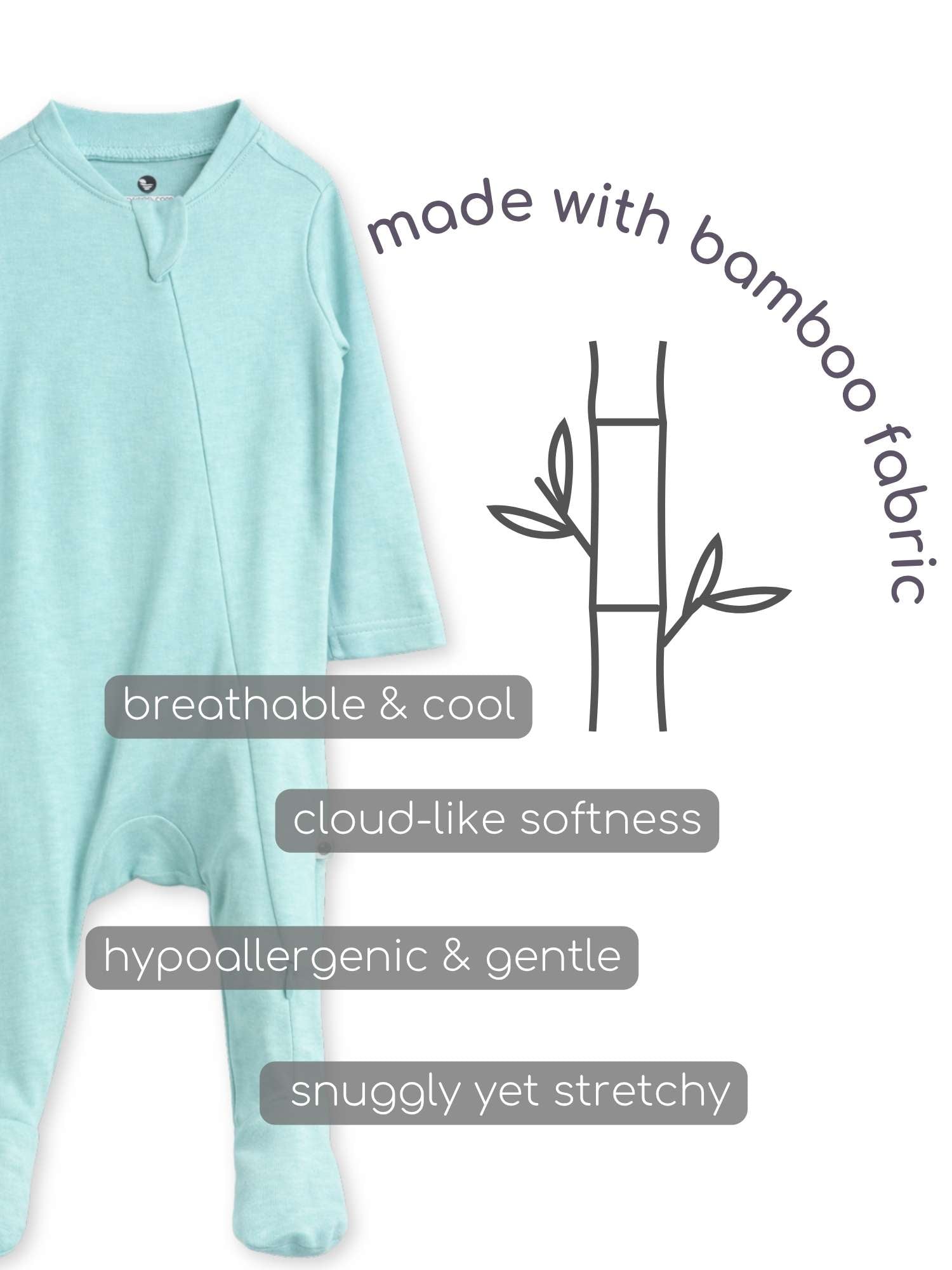 bamboo footed sleepsuit