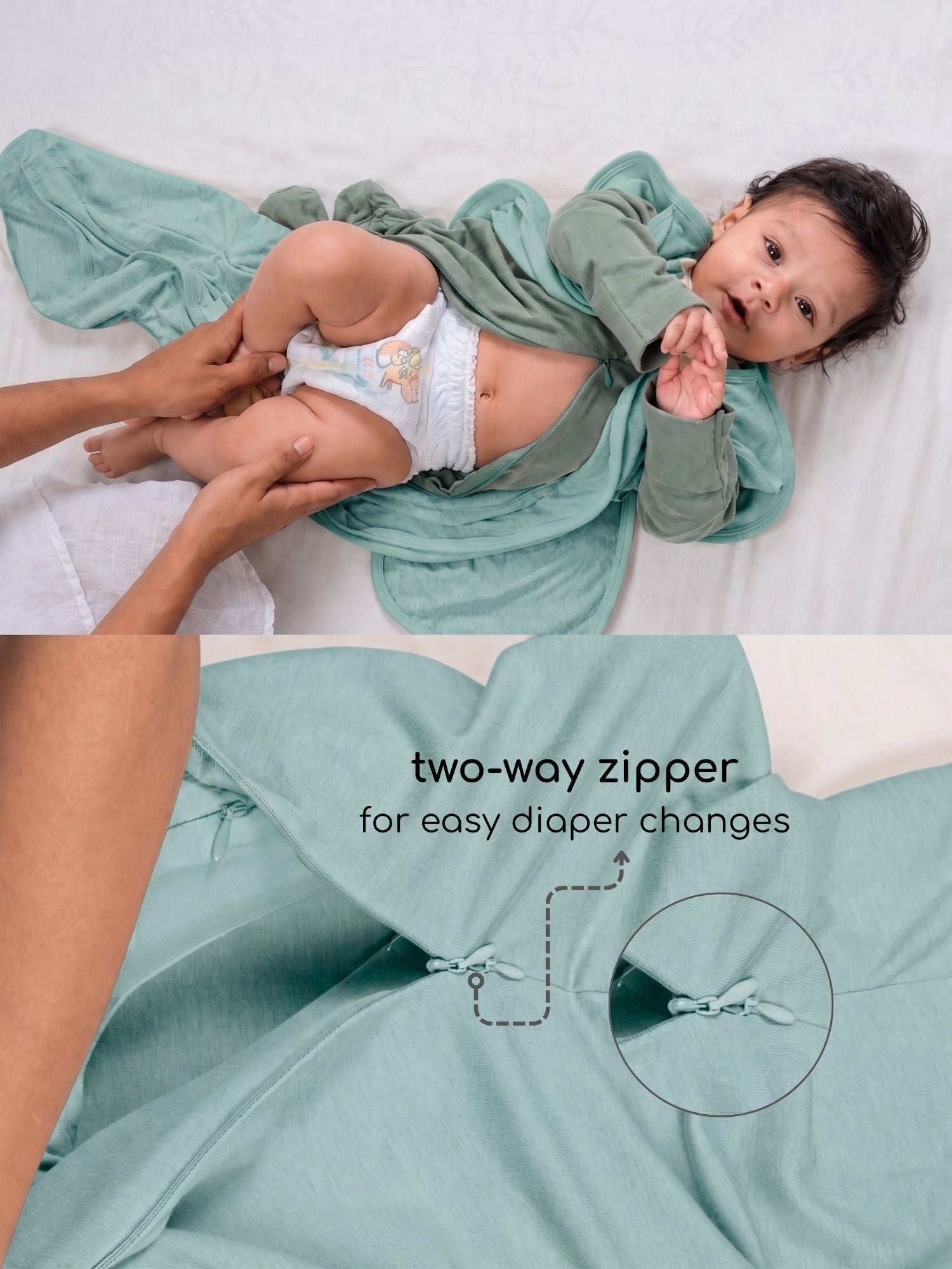 bamboo SNUGZIE™ 3 arms position swaddle pod