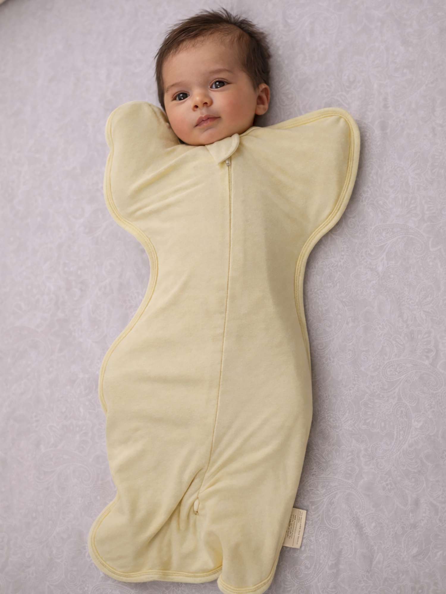 bamboo hands up swaddle pod for baby