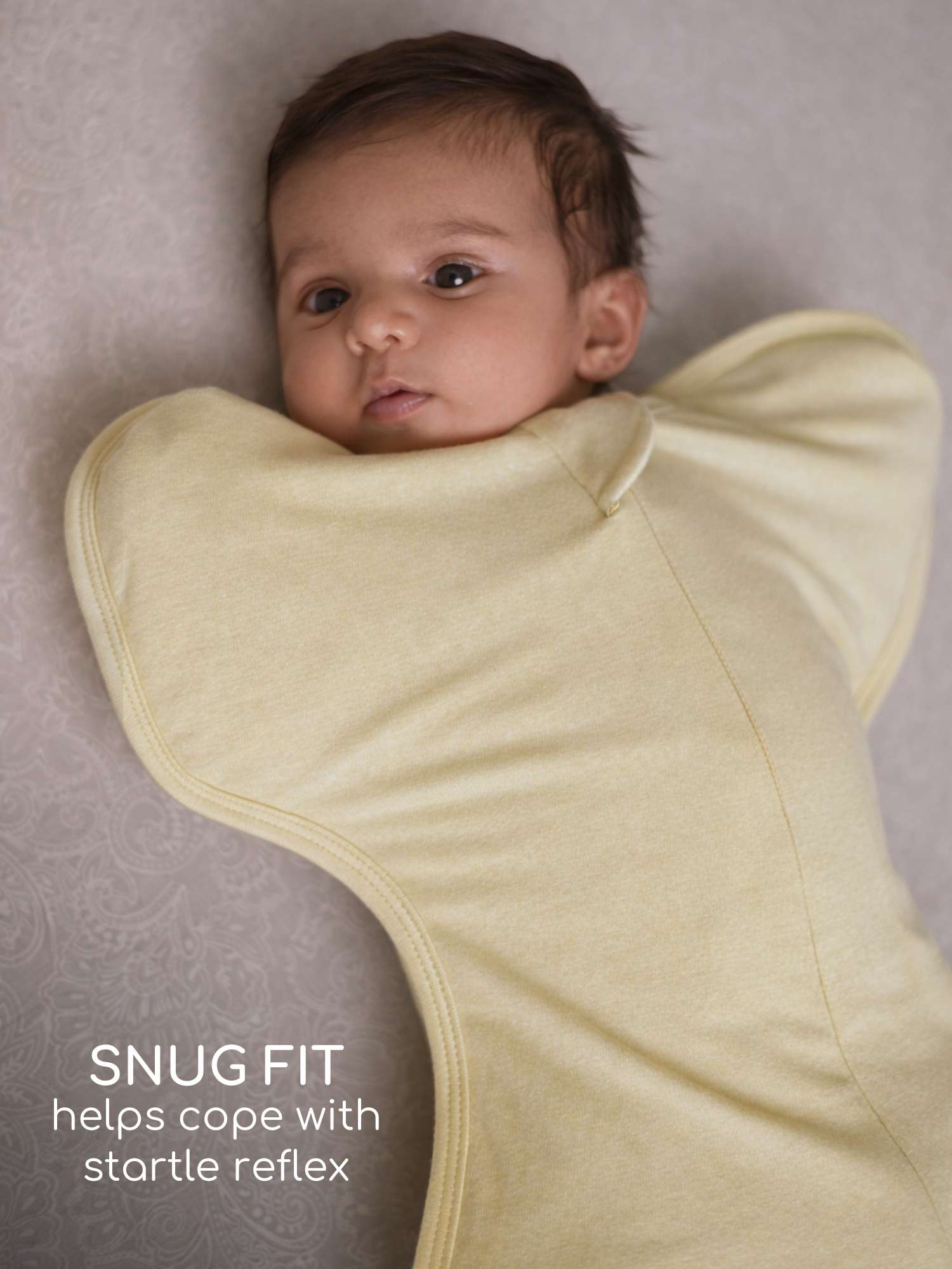 bamboo hands up swaddle pod for baby