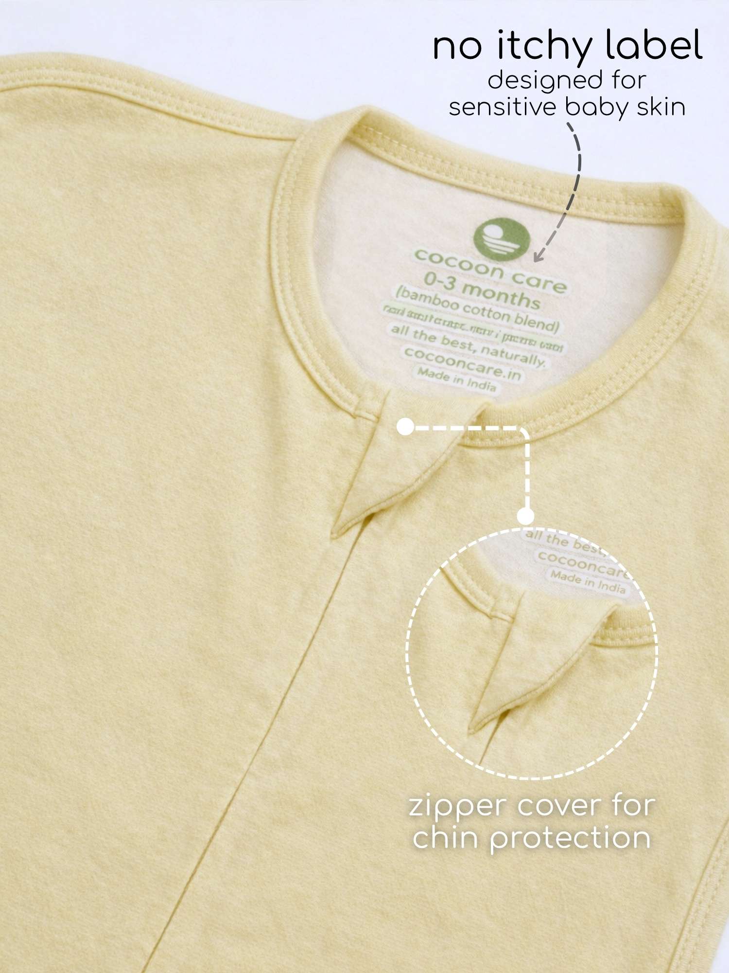 bamboo hands up swaddle pod for baby