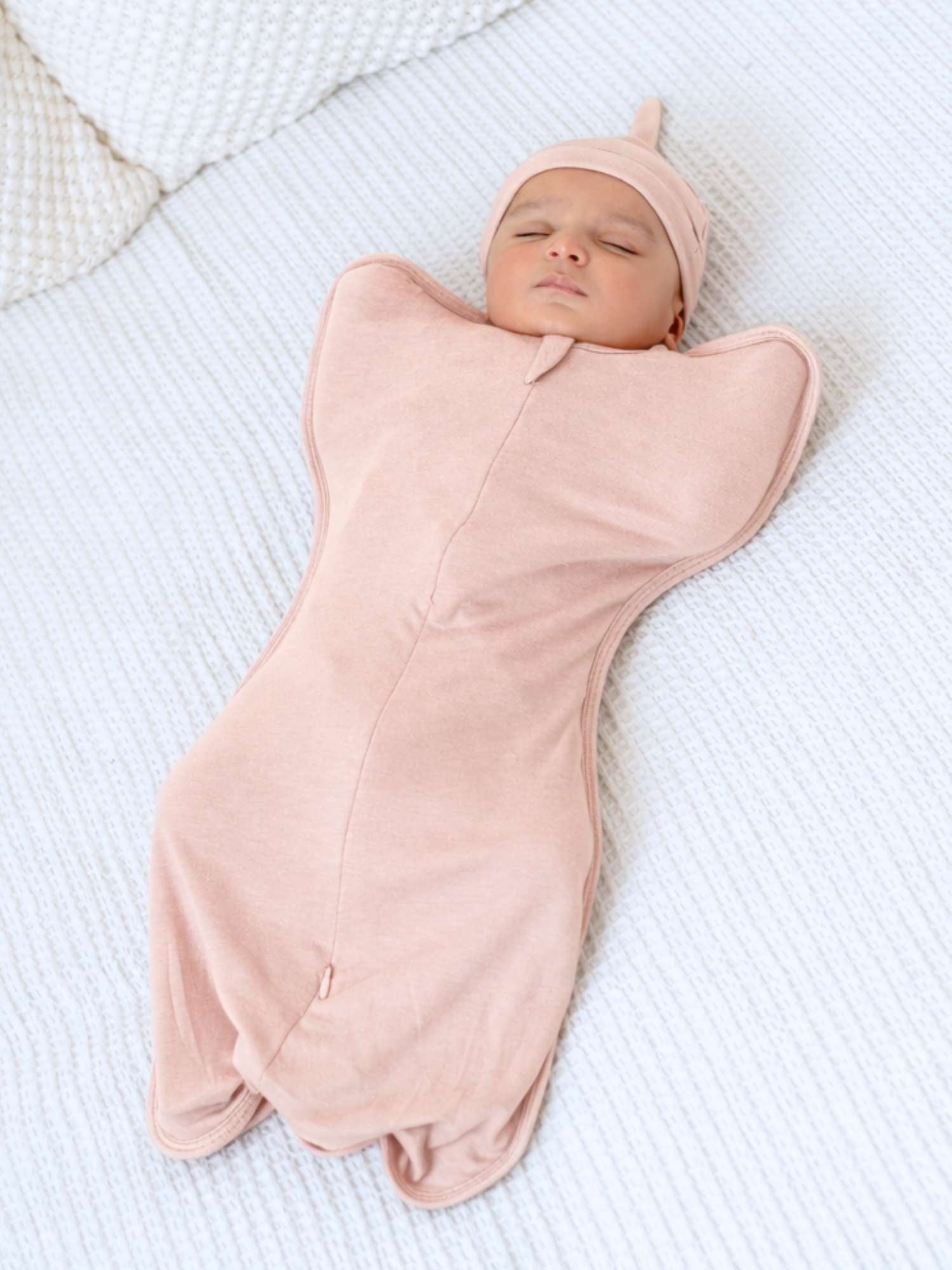 bamboo hands up swaddle pod for baby