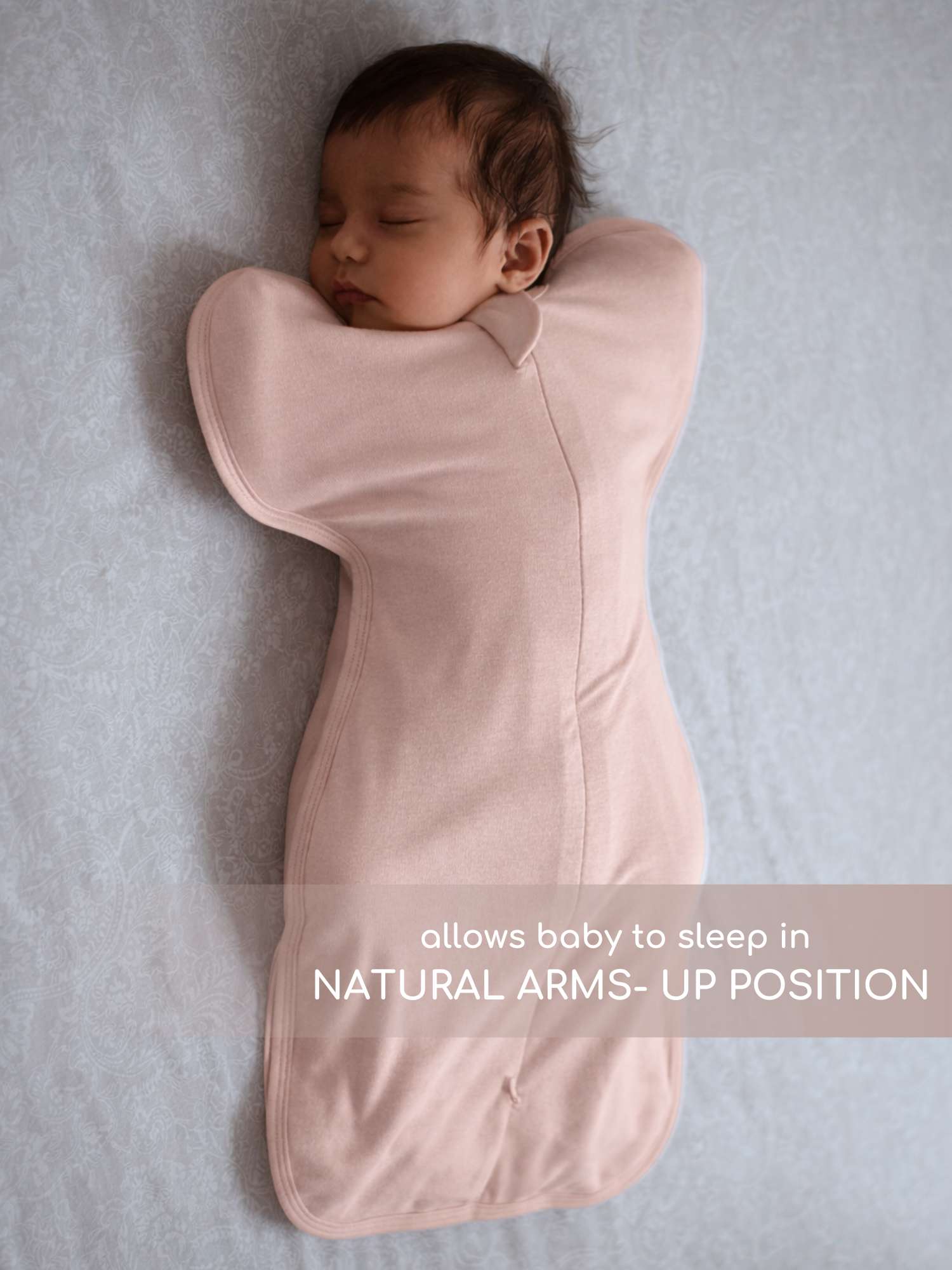 bamboo hands up swaddle pod for baby
