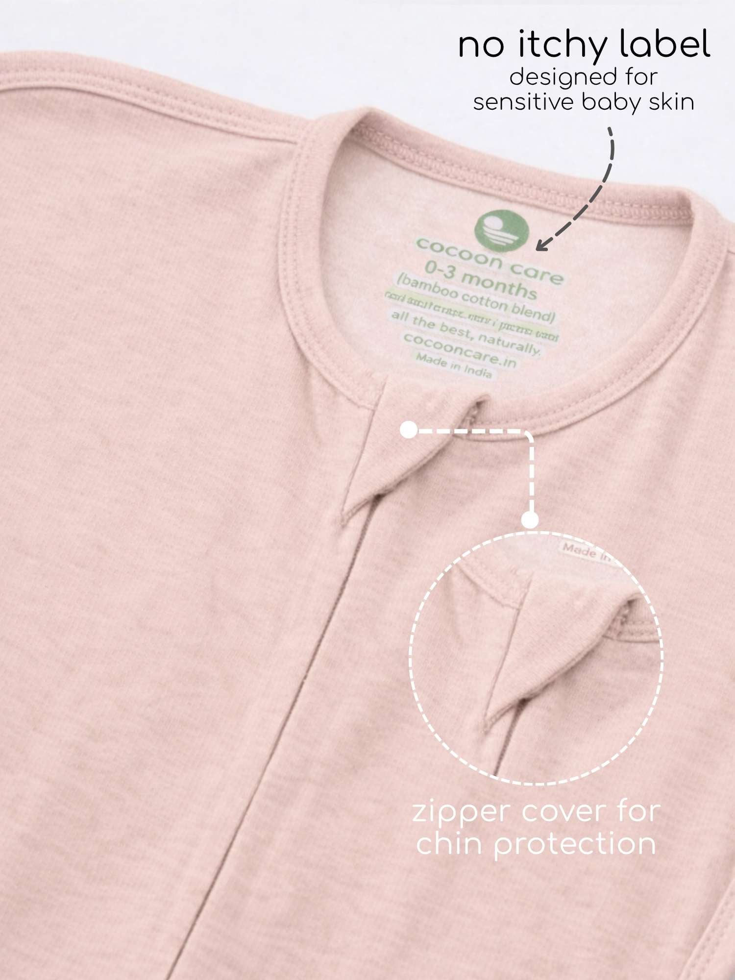 bamboo hands up swaddle pod for baby