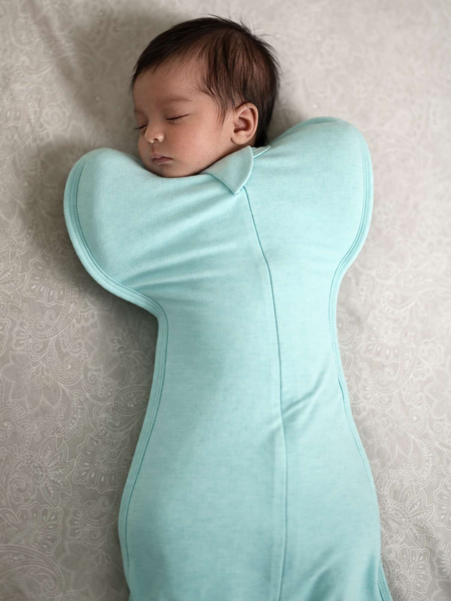 bamboo hands up swaddle pod for baby