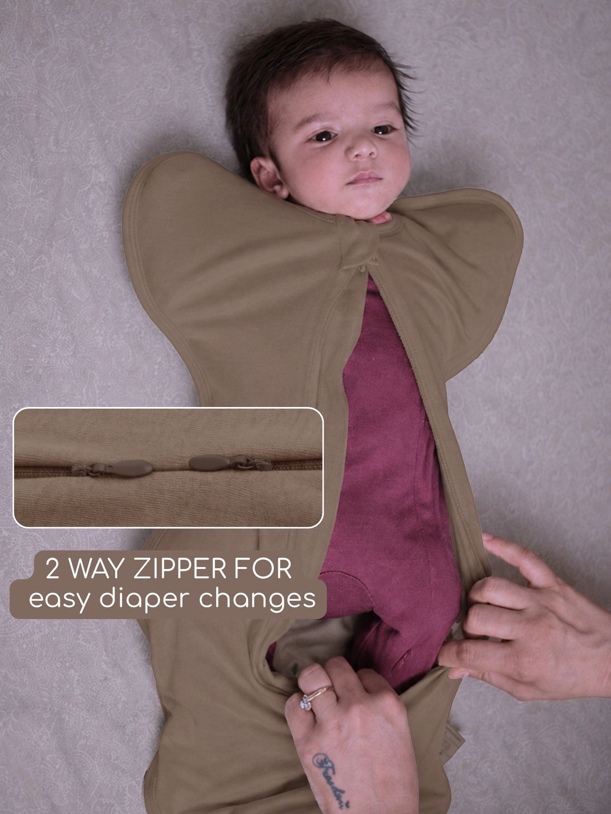 bamboo UPZIE™ swaddle pod