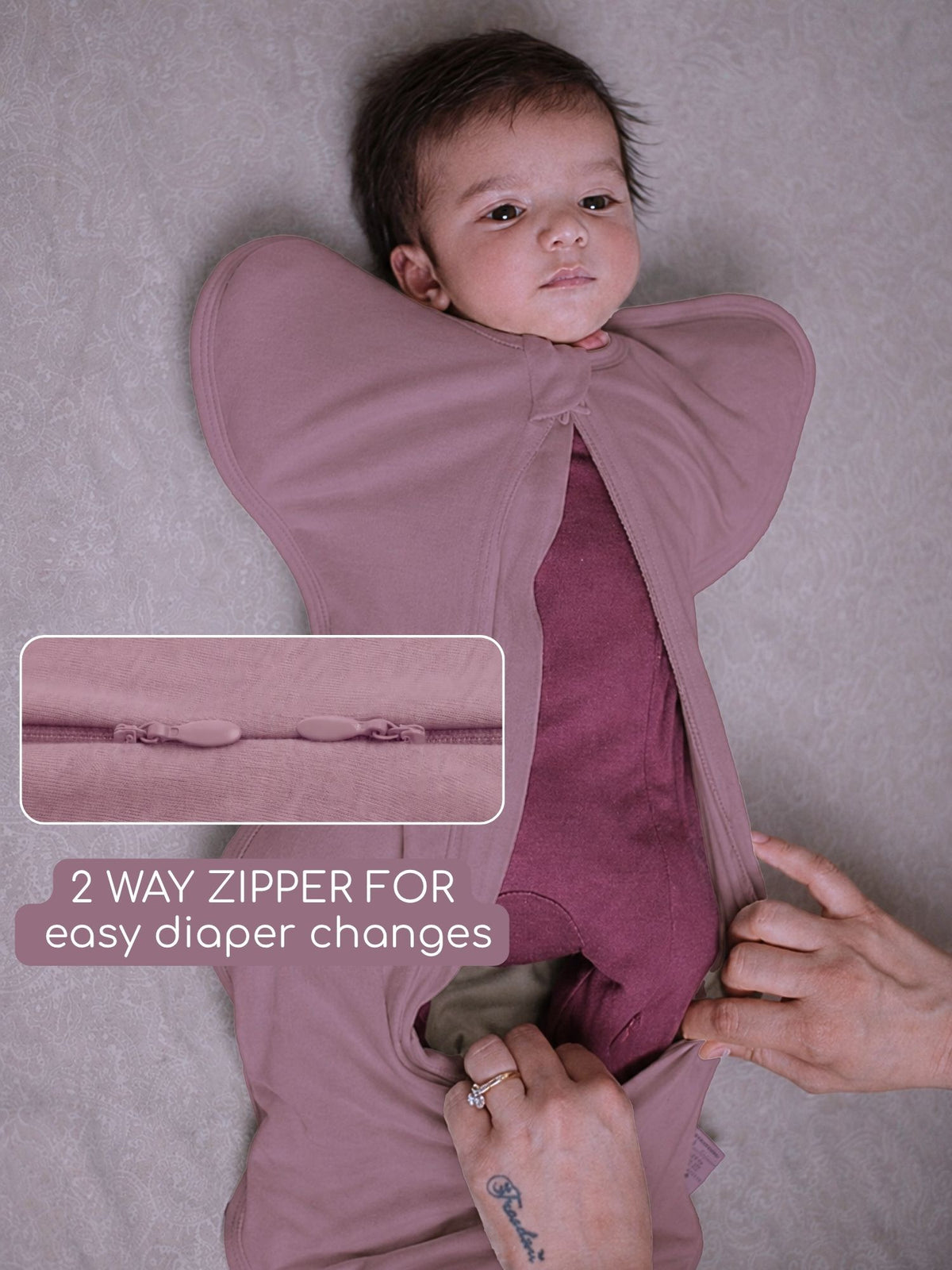 bamboo UPZIE™ swaddle pod