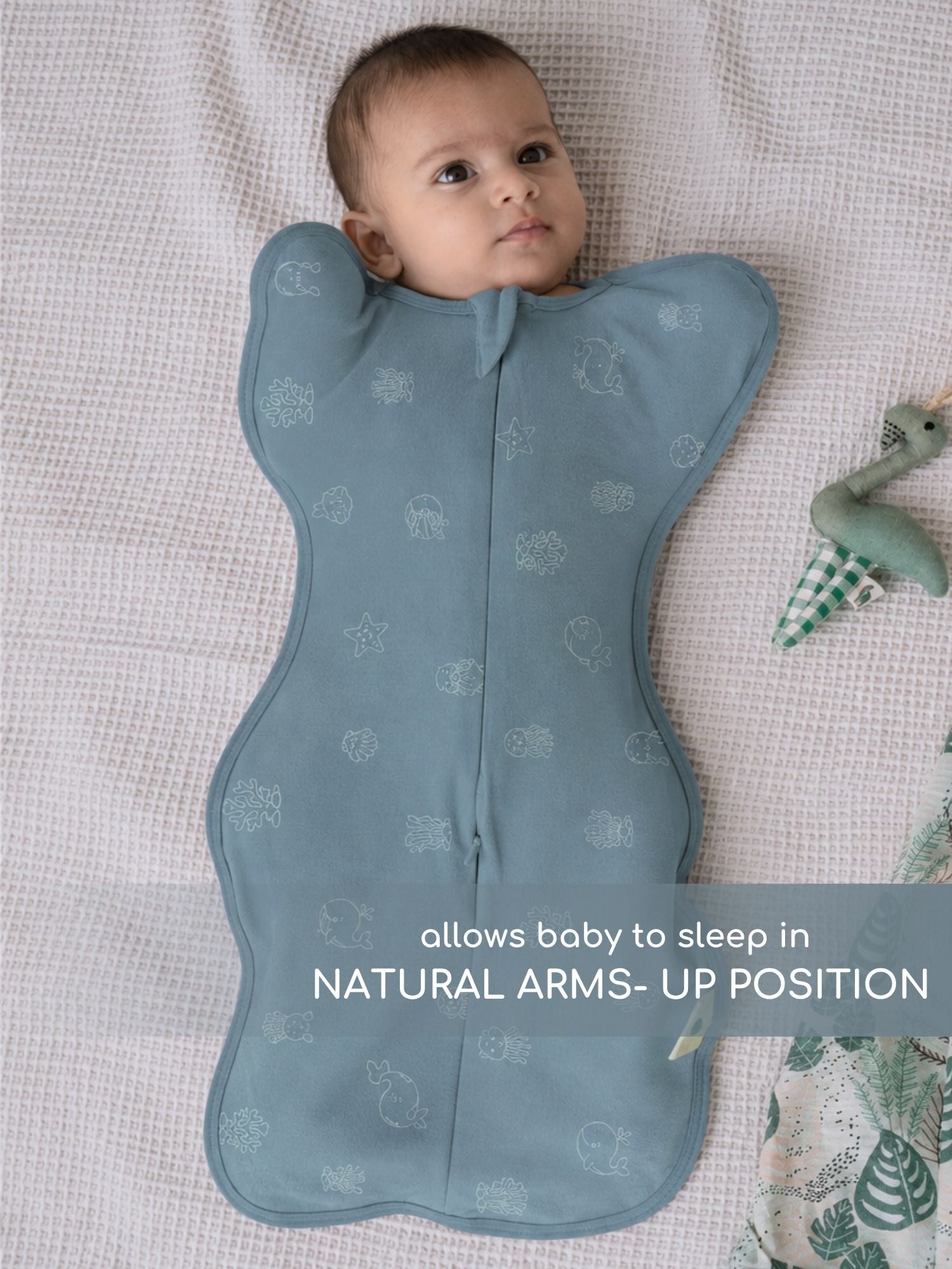 bamboo UPZIE™ swaddle pod