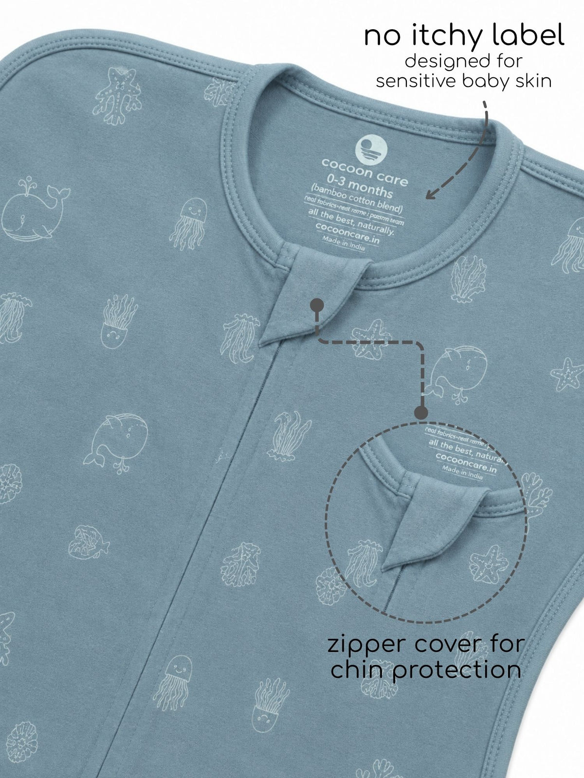 bamboo UPZIE™ swaddle pod