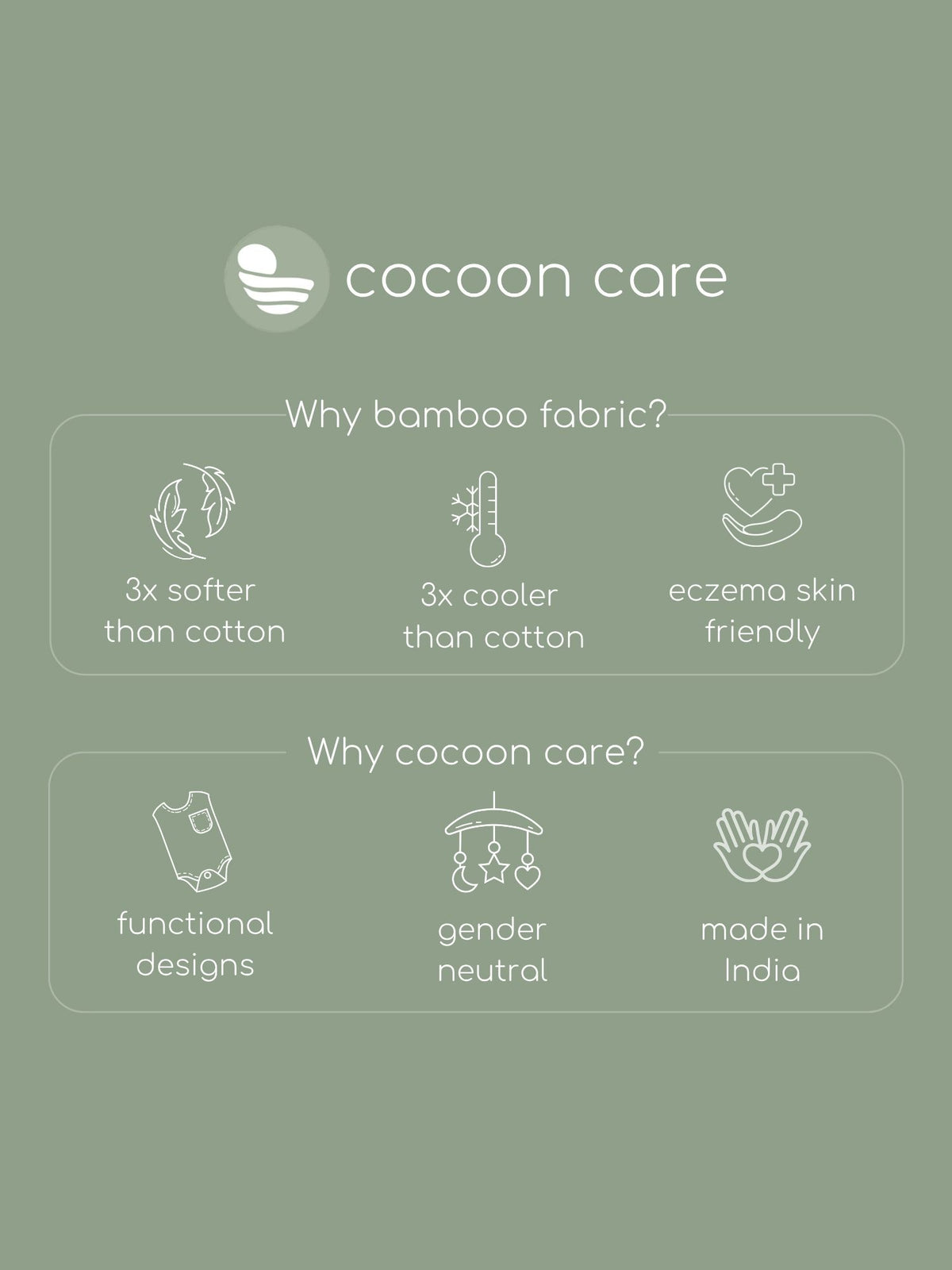 bamboo UPZIE™ swaddle pod