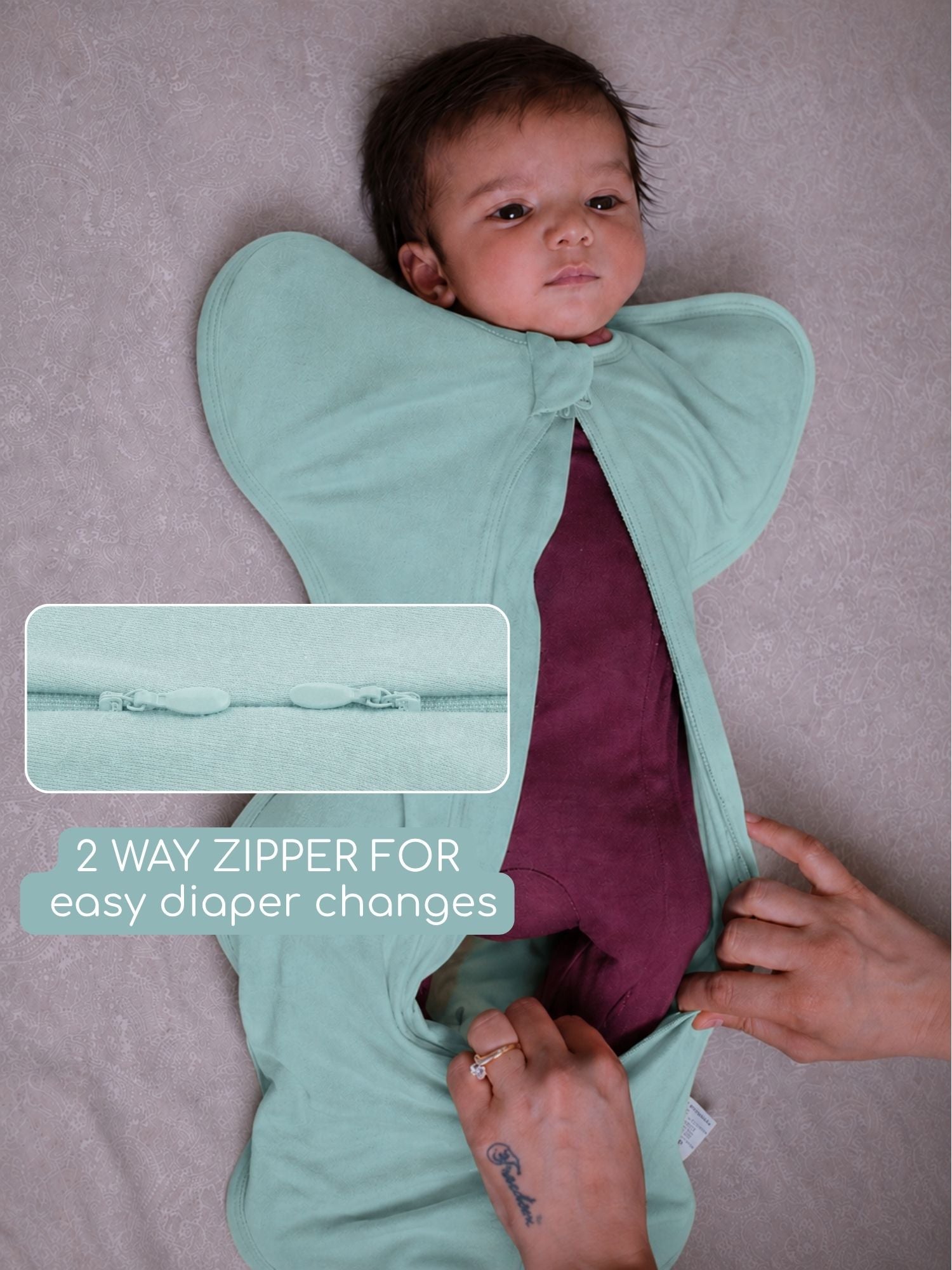 bamboo UPZIE™ swaddle pod