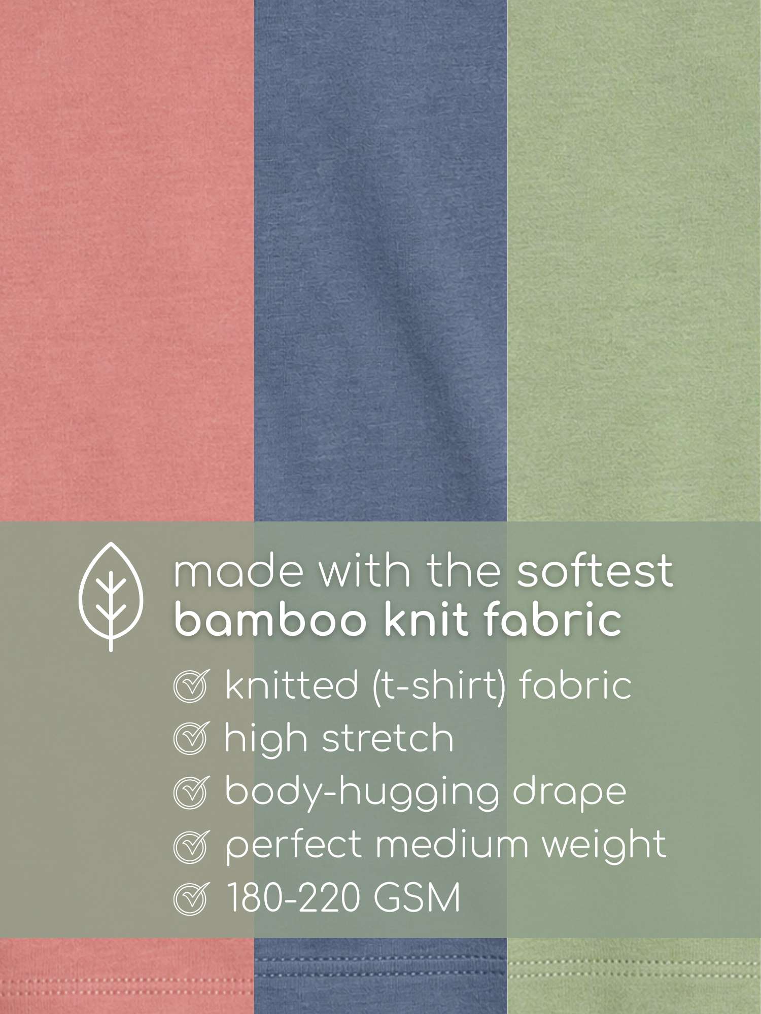 bamboo knit vest pack of 3