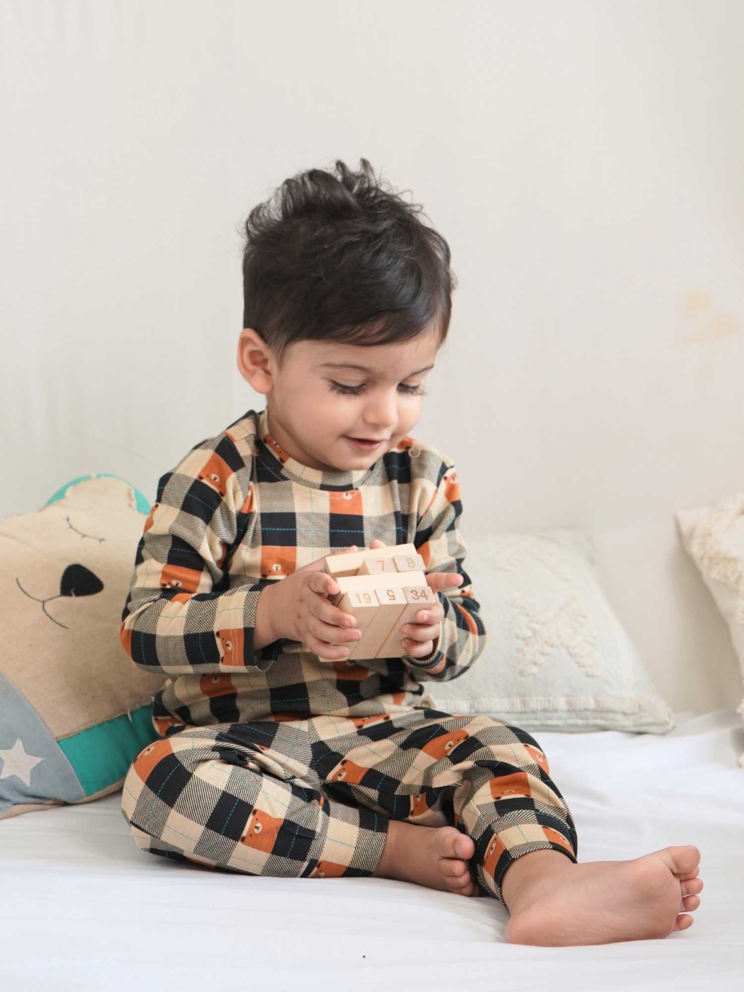 bamboo long sleeve pajama co-ord set